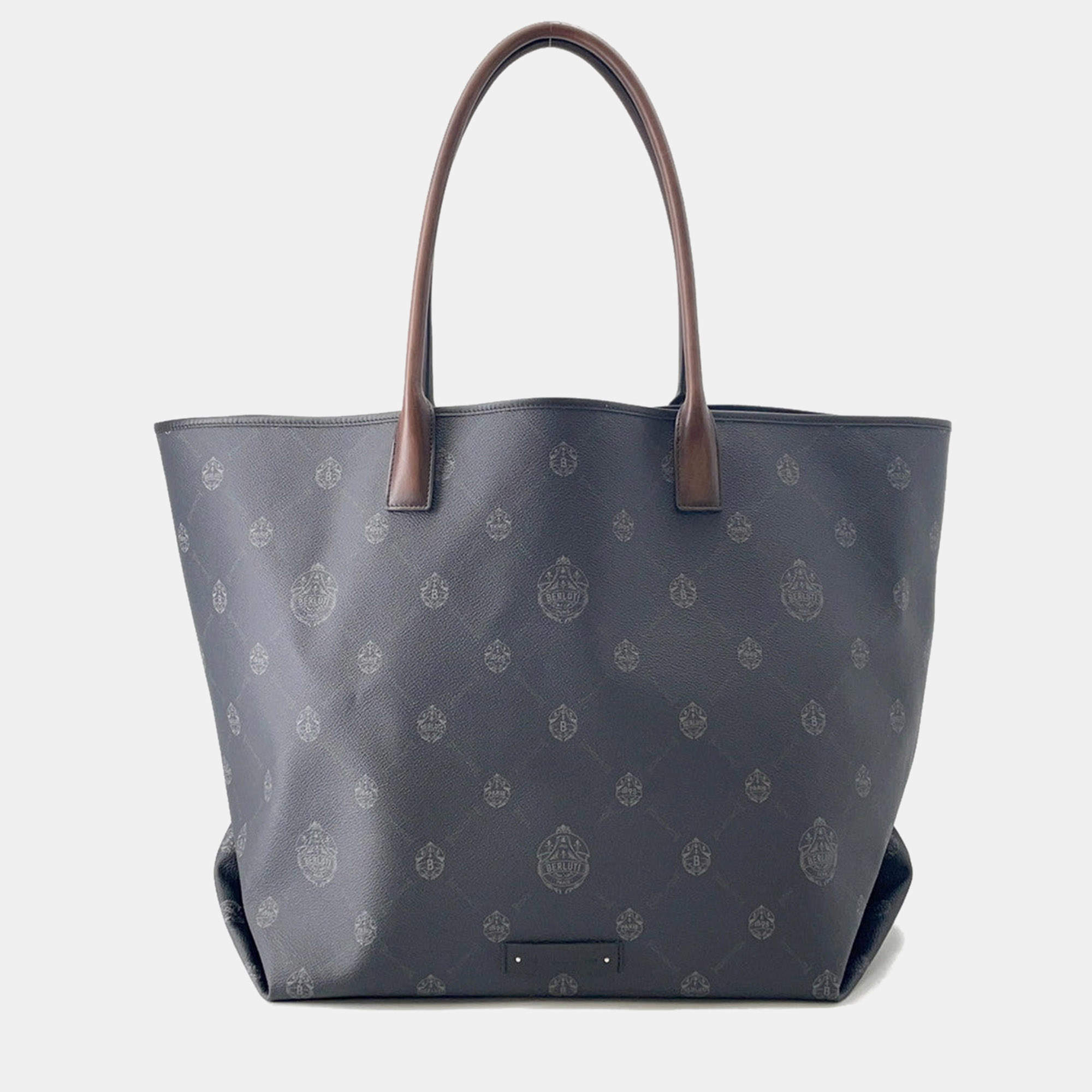 مملوكة مسبقًا Berluti Venice Pure Tote Bag Black Pvc Leather