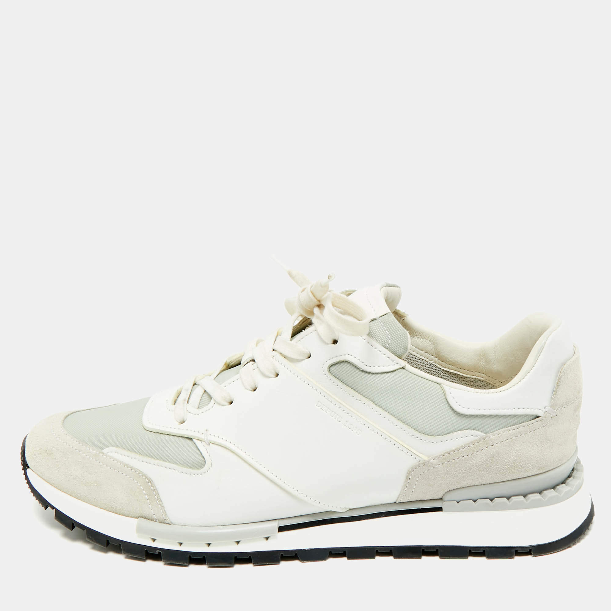 Pre Owned Berluti Tricolor Suede and Leather run track Lace Up Sneakers Size 42