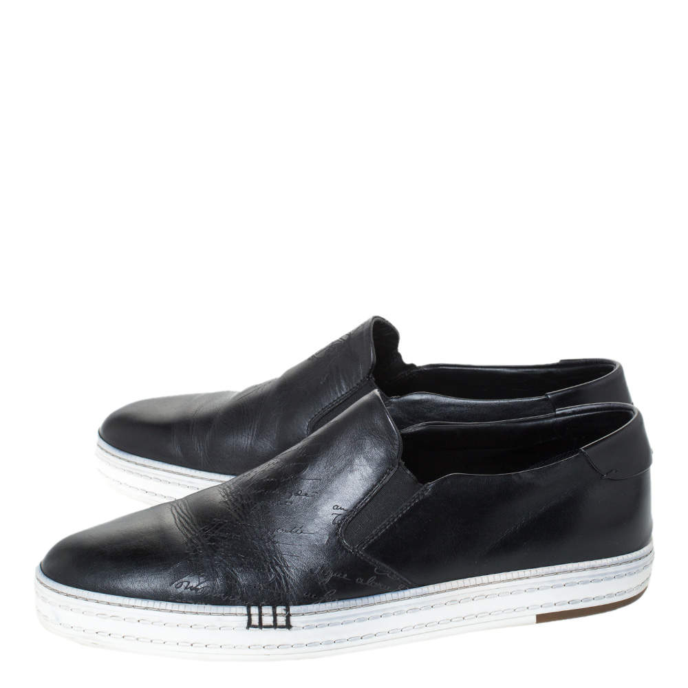 Berluti sneakers 39 Black Leather ref.646676 - Joli Closet