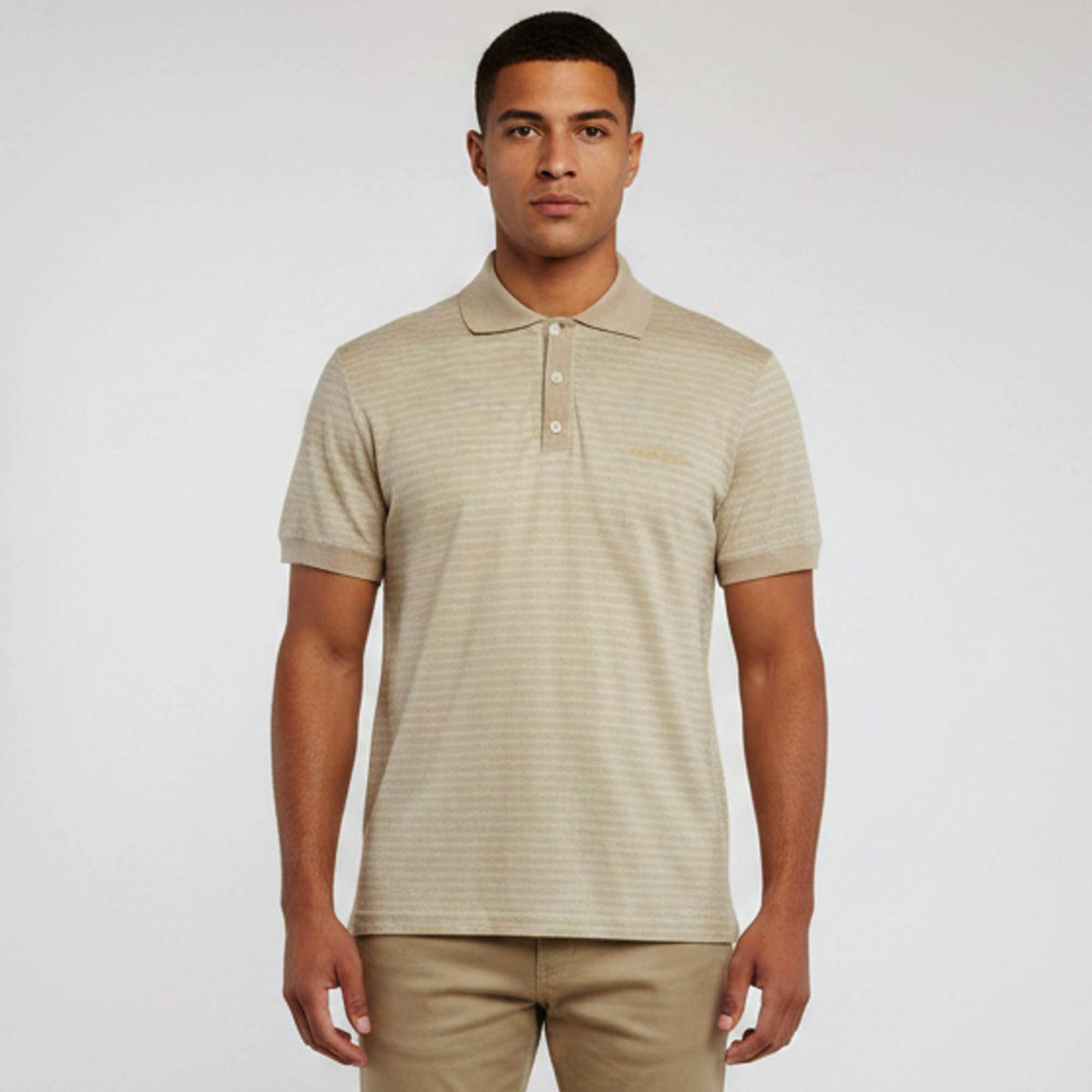 Pre Owned Billionaire Beige Linen Short Sleeve T-Shirt XS
