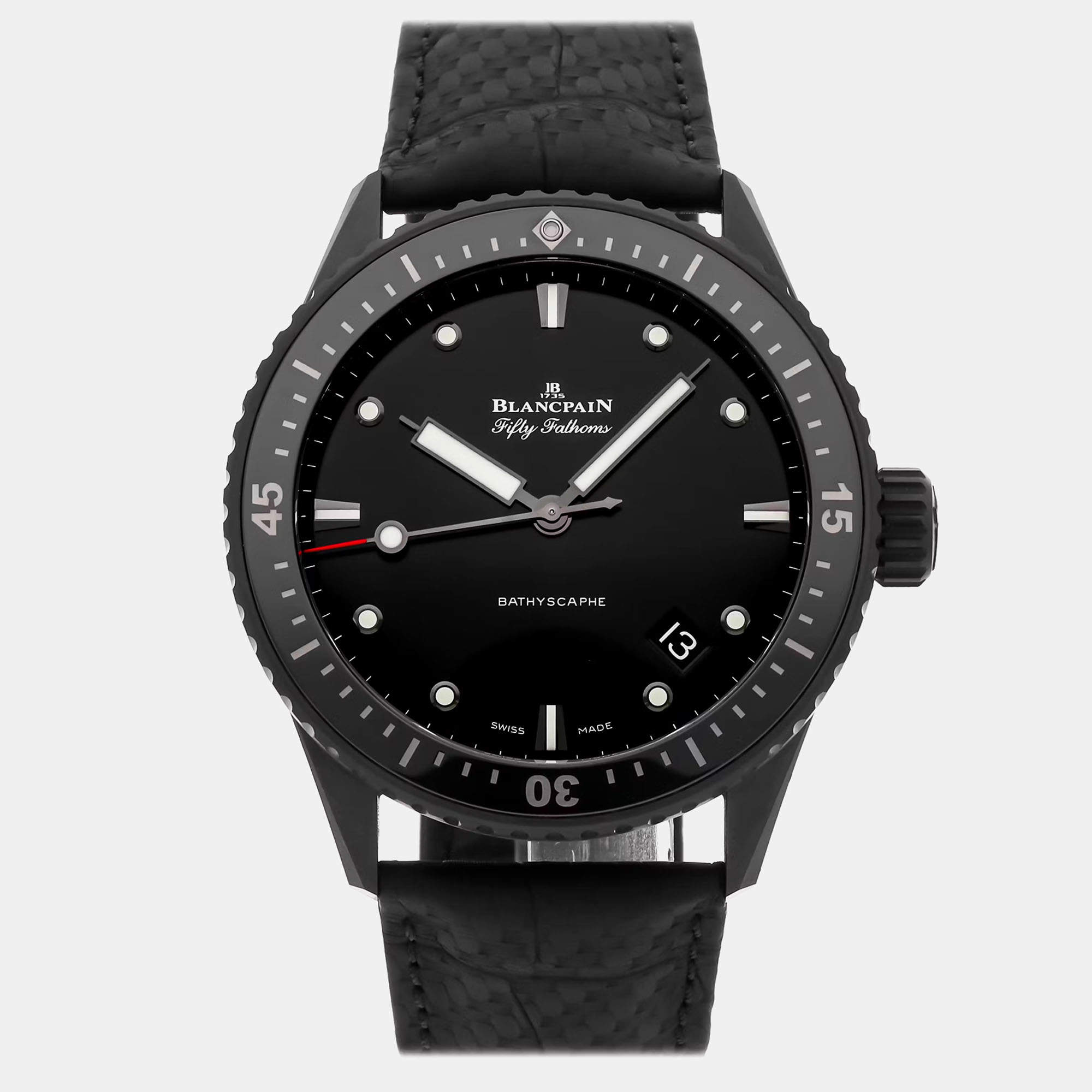 Pre Owned Pre-Owned Blancpain Fifty Fathoms Bathyscaphe 5000-0130-B52A