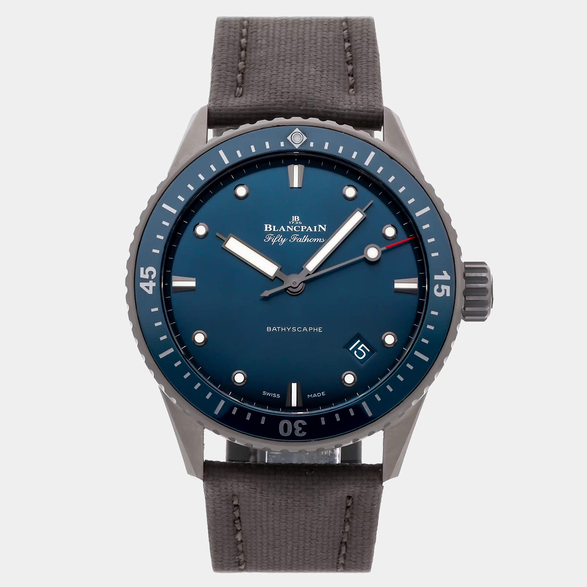 Pre Owned Pre-Owned Blancpain Fifty Fathoms Bathyscaphe 5000-0240-NAOA 40 mm