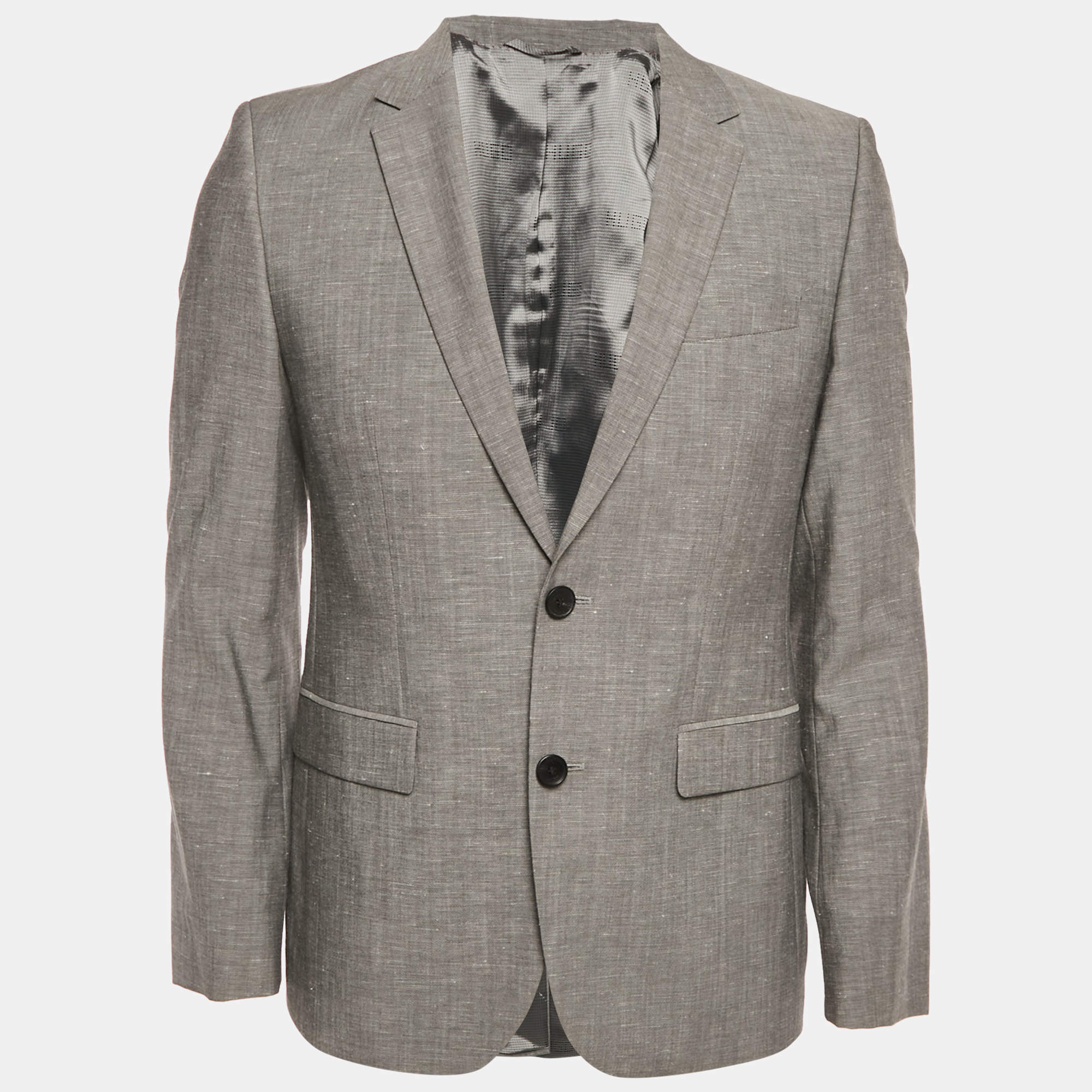 Boss By Hugo Boss Grey Wool Blend Aeron1/Hamen1 Blazer M
