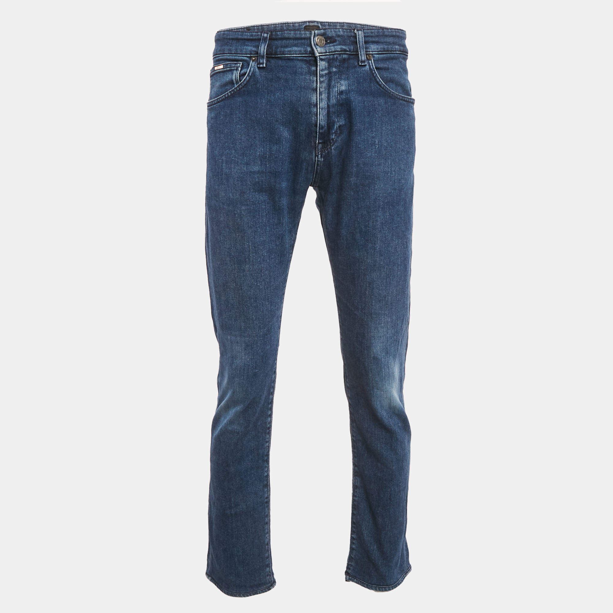 Pre Owned Boss by Hugo Boss Blue Denim Maine3 Regular Fit Jeans M/Waist 33"