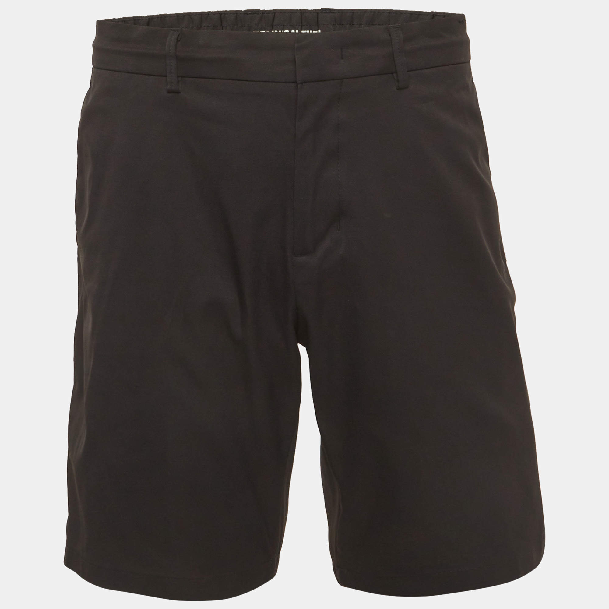 مملوكة مسبقًا Boss By Hugo Boss Black Technical Twill Spectre Shorts XXL