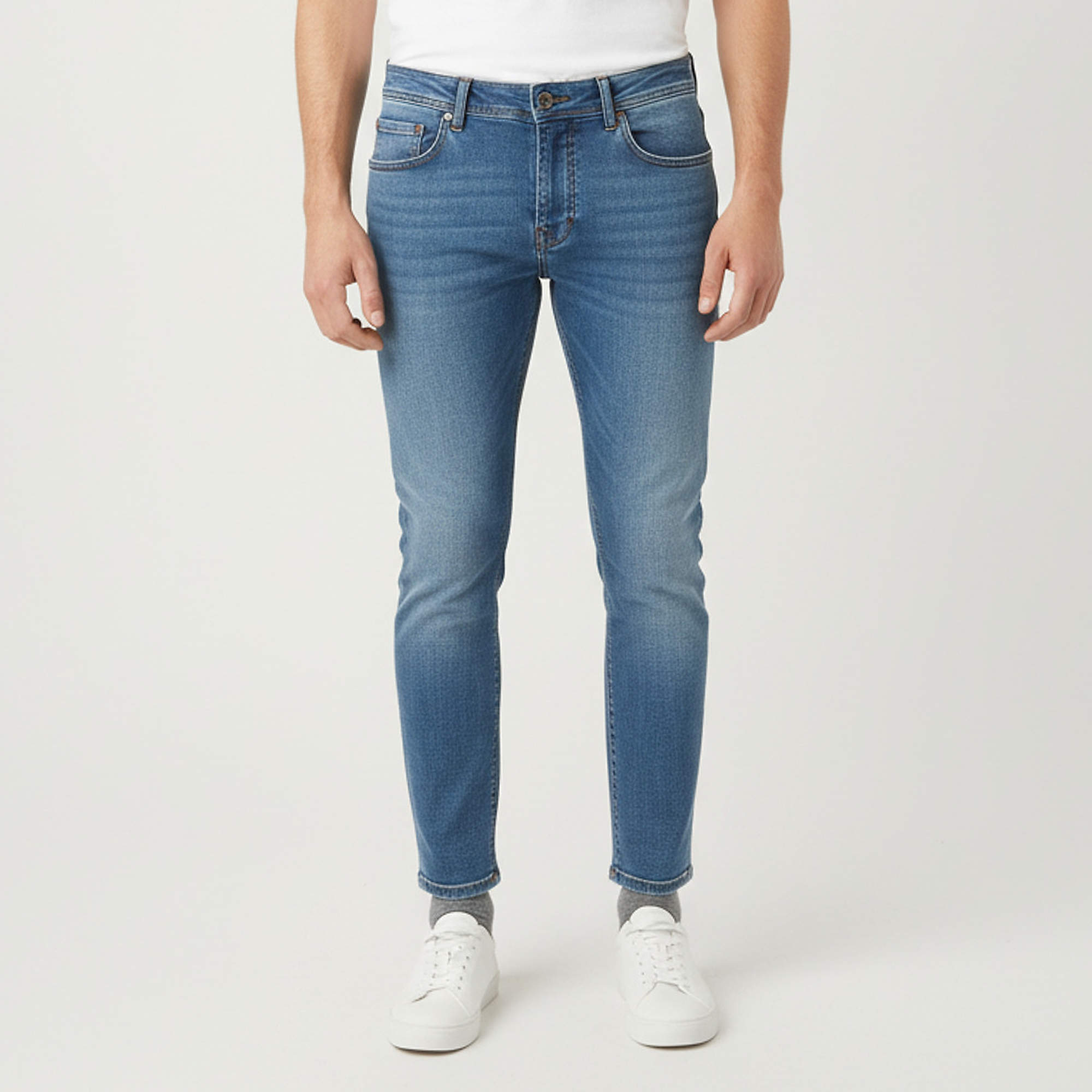 مملوكة مسبقًا Boss By Hugo Boss Blue Denim Slim Fit Taber Jeans L/Waist 36"