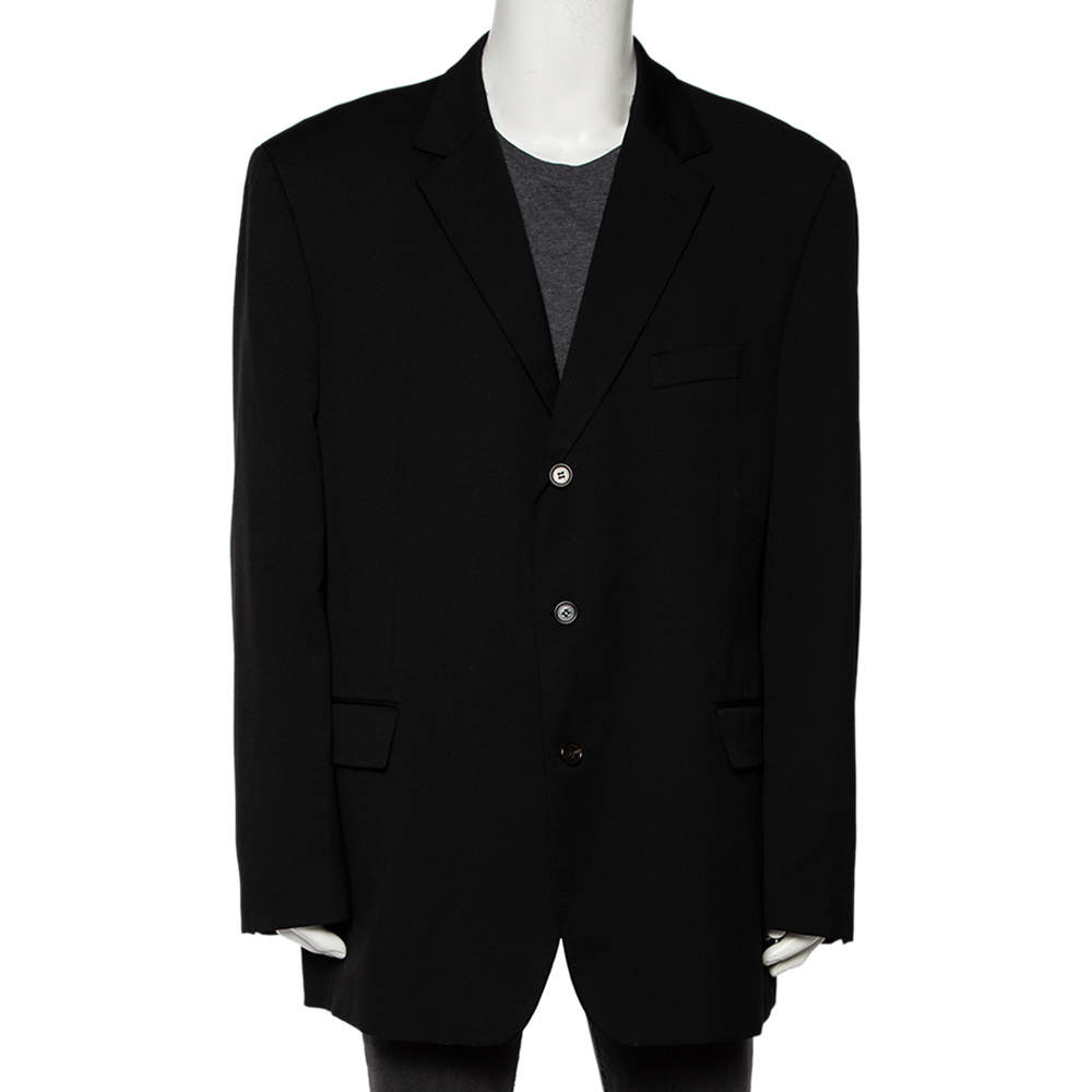 Boss By Hugo Boss Black Wool Da Vinci/Lucca Blazer XXXXL 
