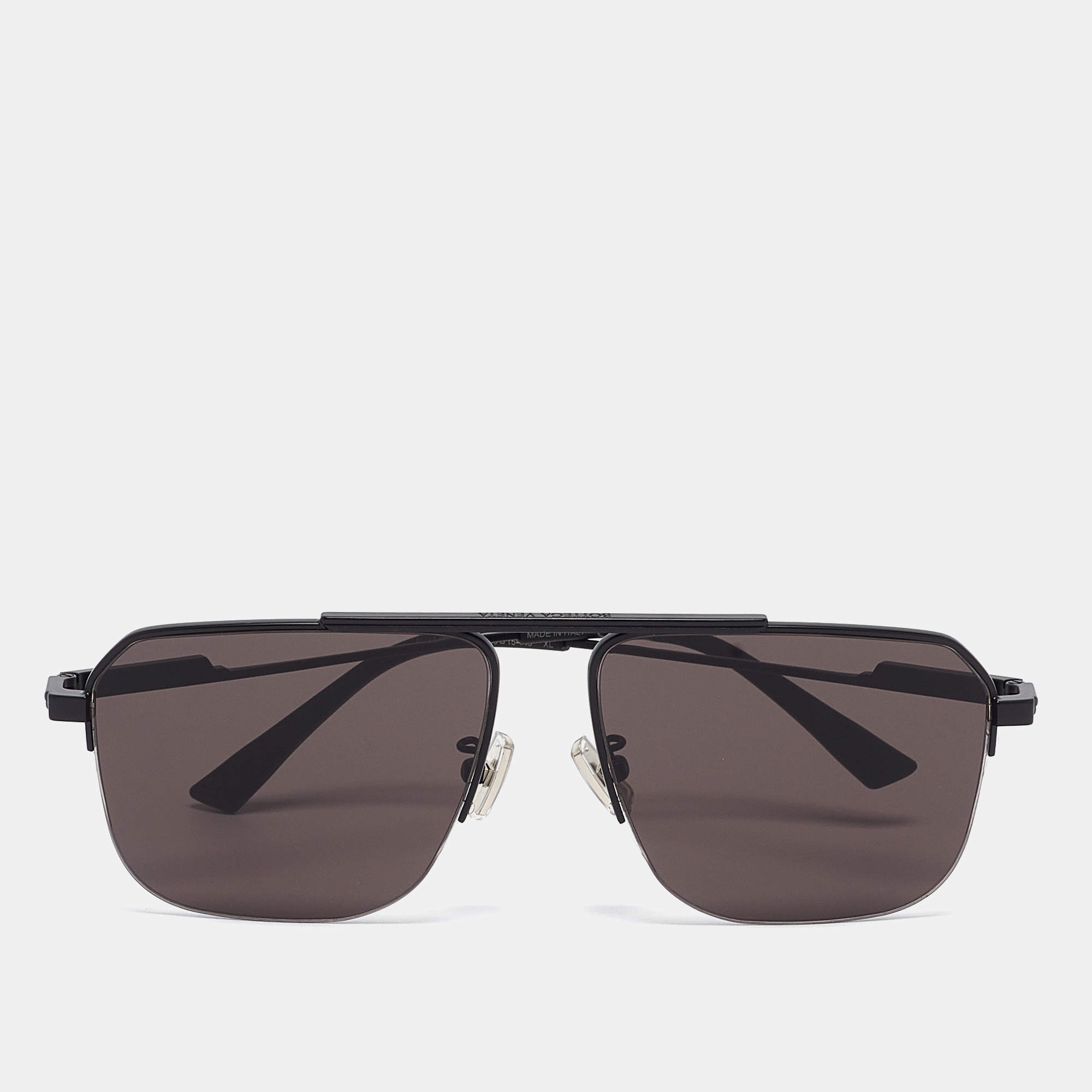 Bottega Veneta Black BV1149S Aviator Sunglasses