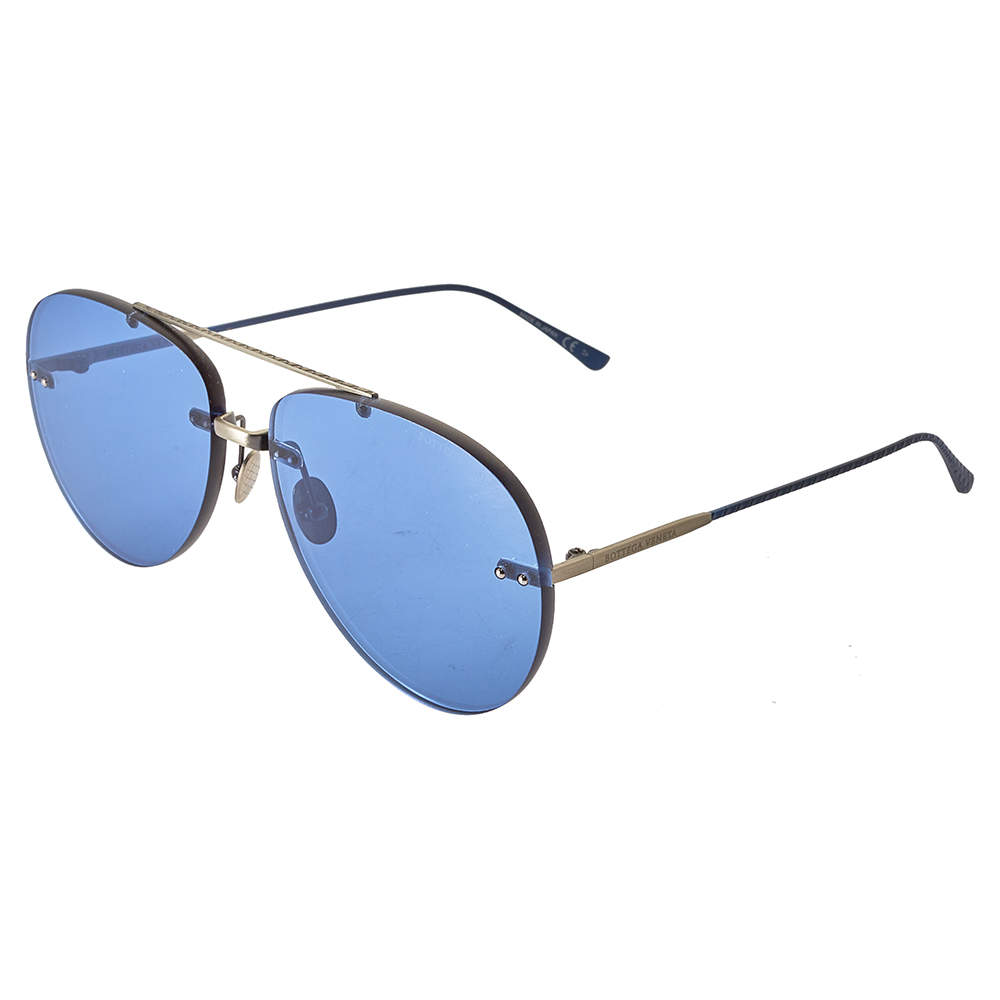 Bottega Veneta® Drop Aviator Sunglasses in Havana/grey. Shop