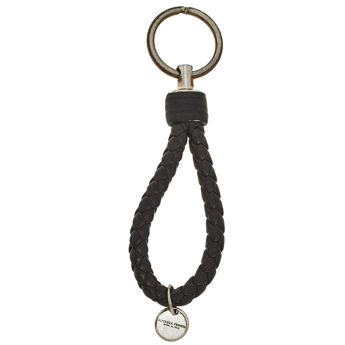 Brown leather key ring – PIANIGIANI