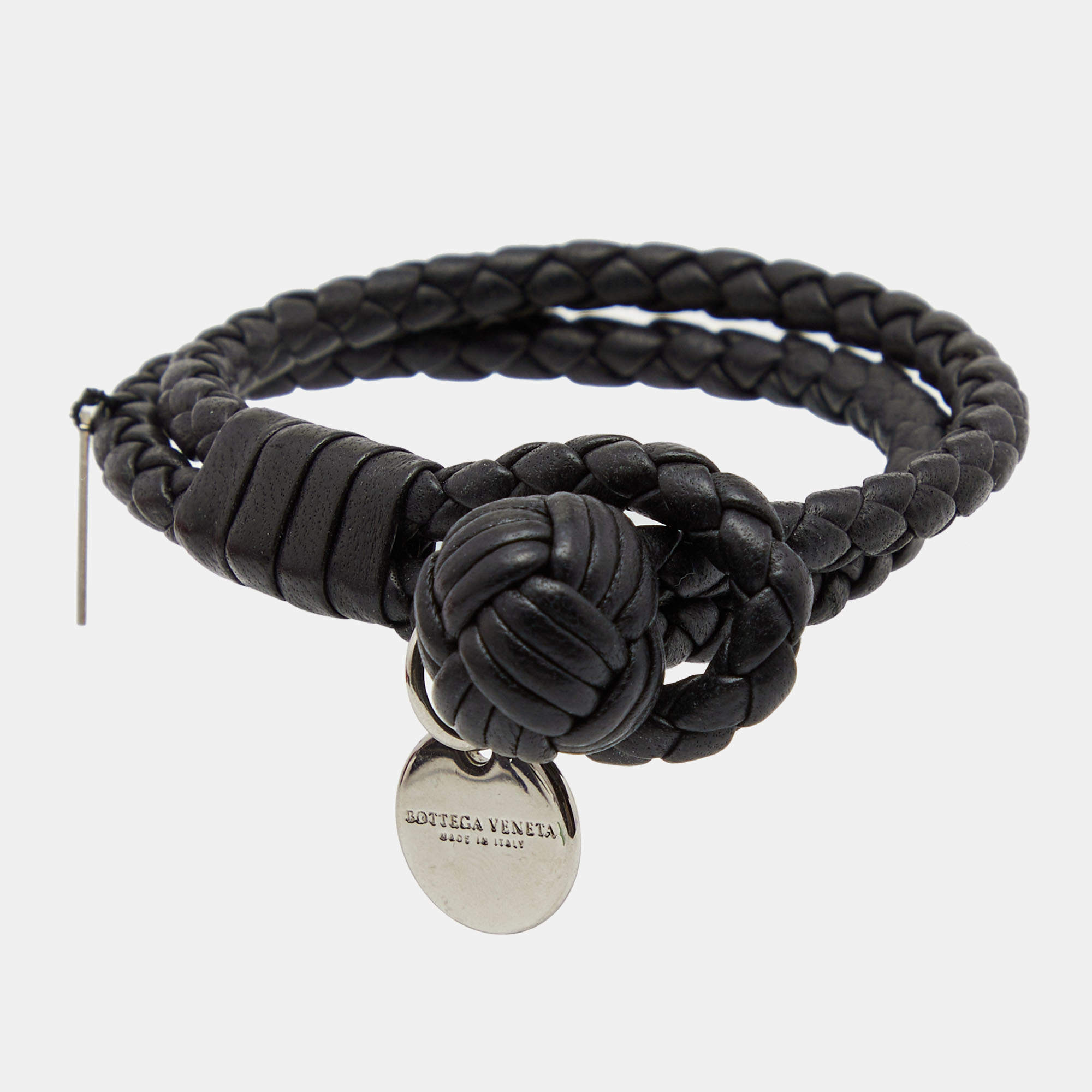 BOTTEGA VENETA Intrecciato Braided Nappa Leather Bracelet