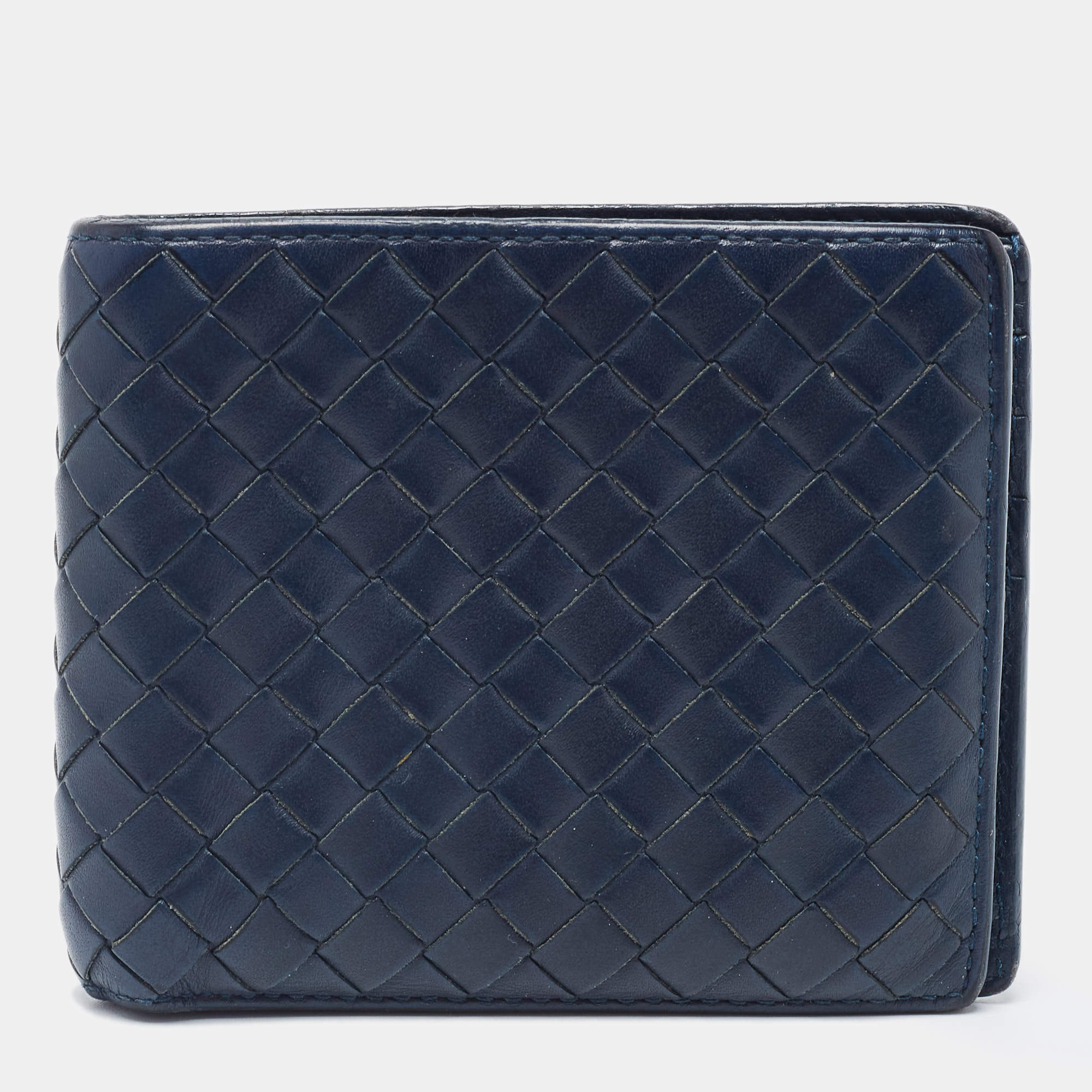 Bottega blue clearance wallet