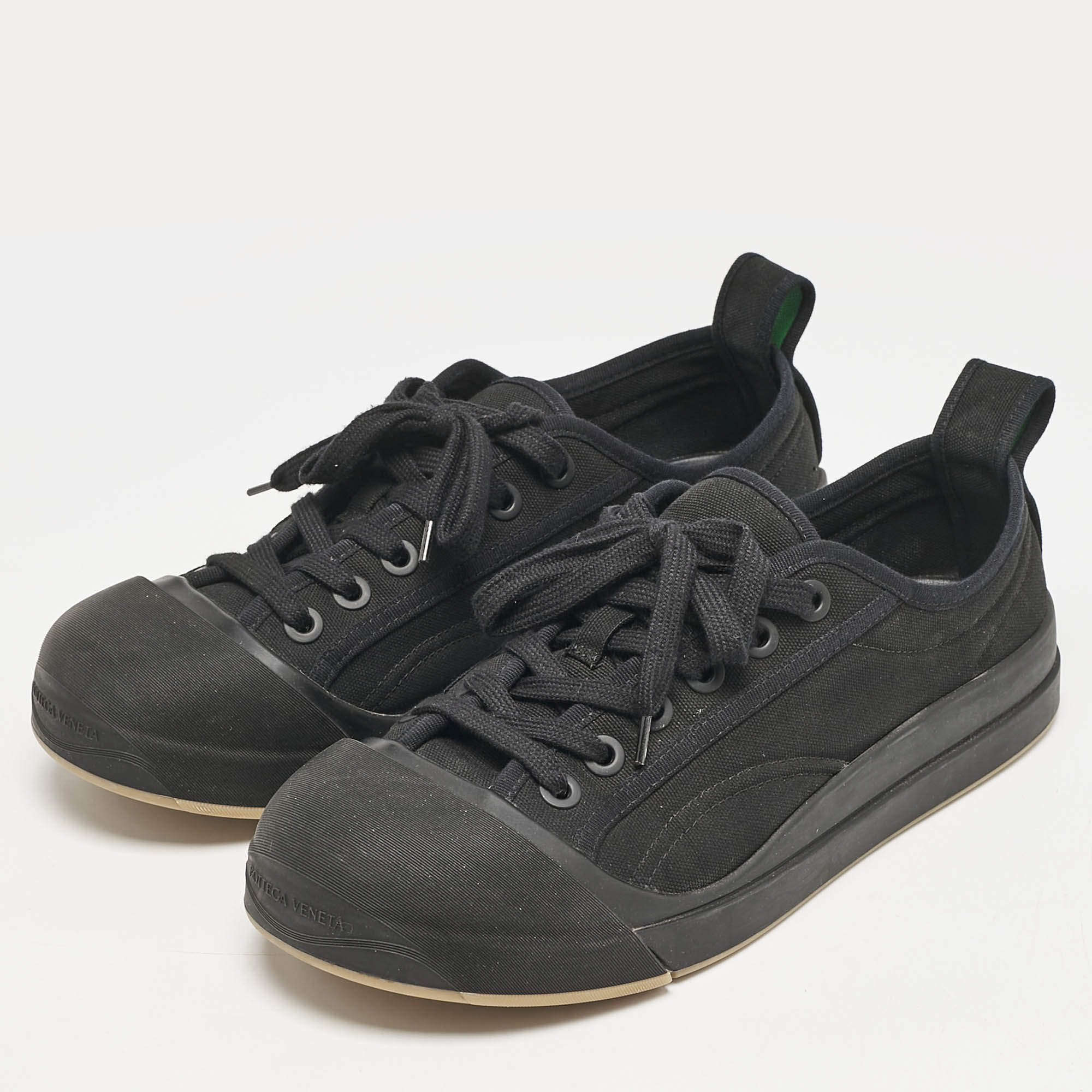 スニーカー Bottega Veneta Intrecciato Lace-Up Plat Sneaker Black Bottega Veneta - PLAT Sneakers | HBX - Globally Curated