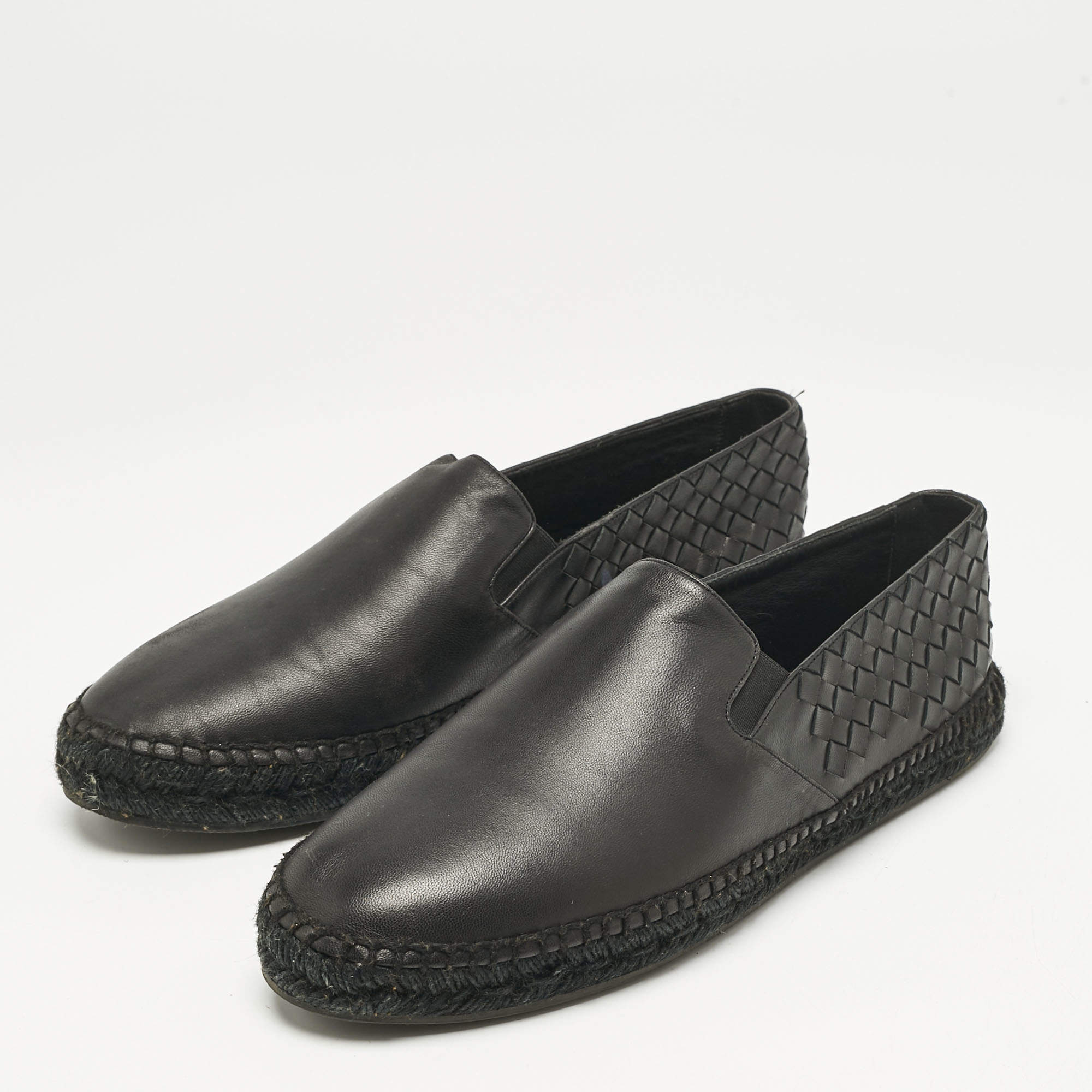 スニーカー BOTTEGA VENETA  Slip on Men Leather Black Sawyer leather slip-on sneakers in black - Bottega Veneta