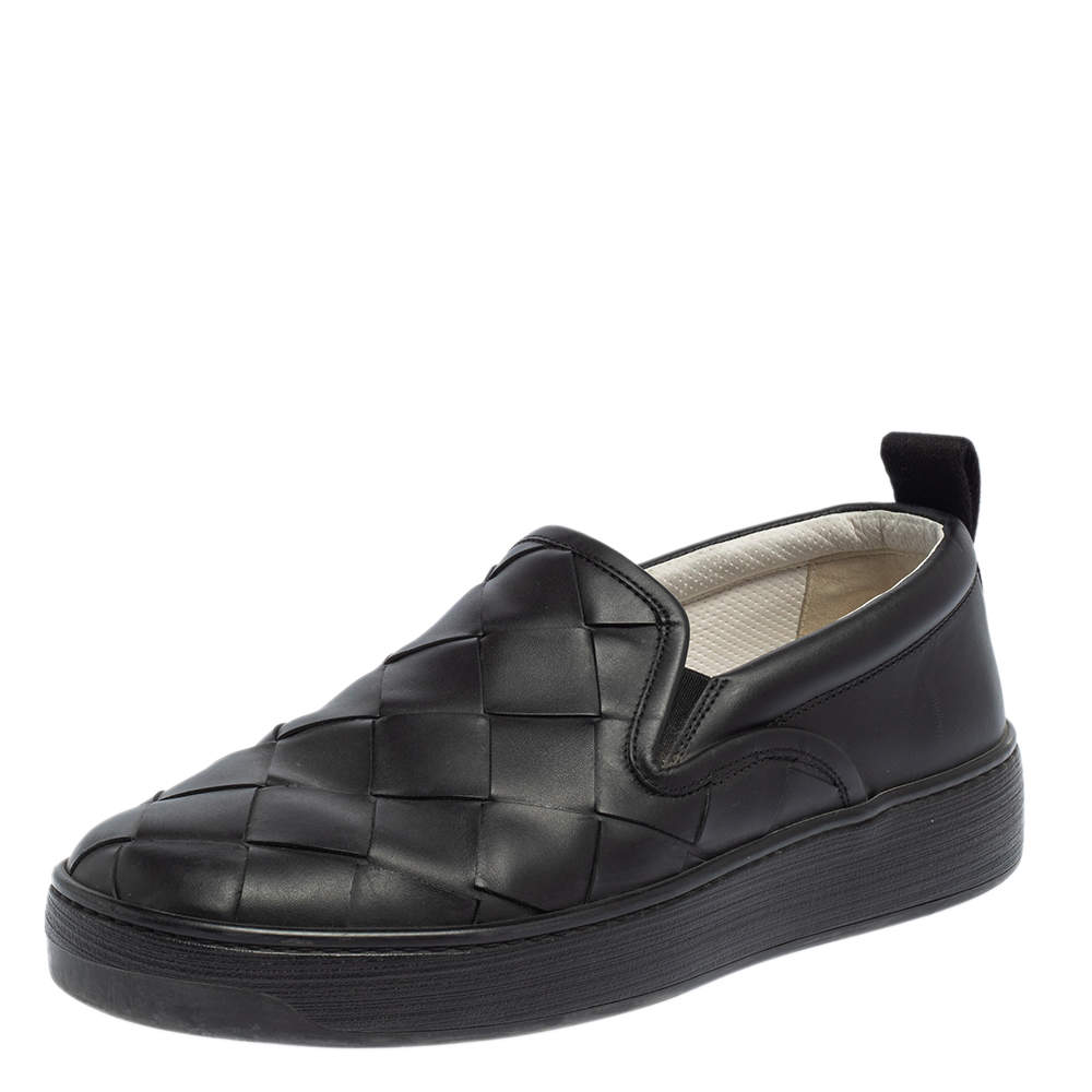 【関税込み】Bottega Veneta ブラック Tex ヒール Bottega Veneta // Black Crinkle Leather Stretch Mule – VSP