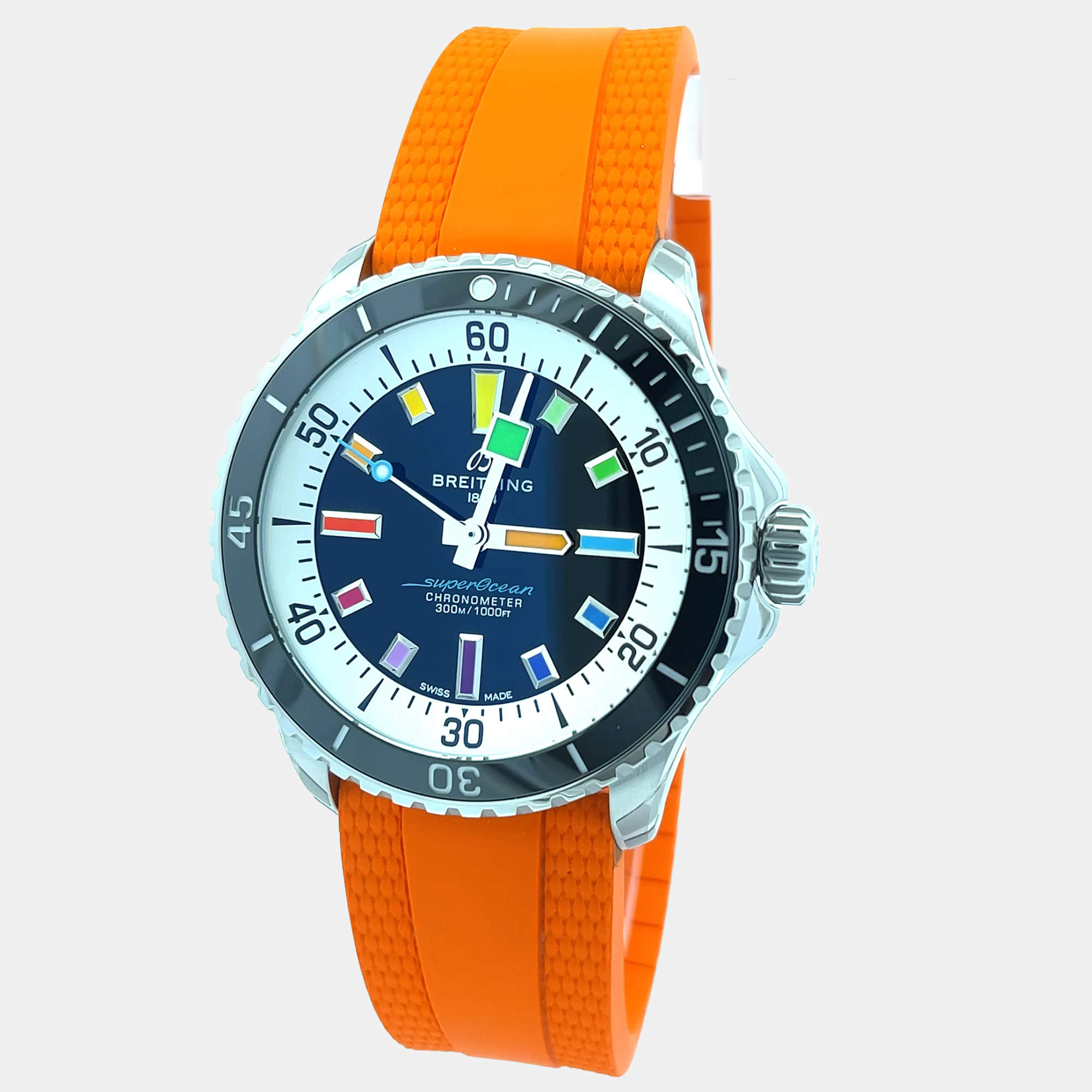 Pre Owned Breitling Superocean A17375211B2S3 Automatic Stainless Steel Men’s Wristwatch 42 mm