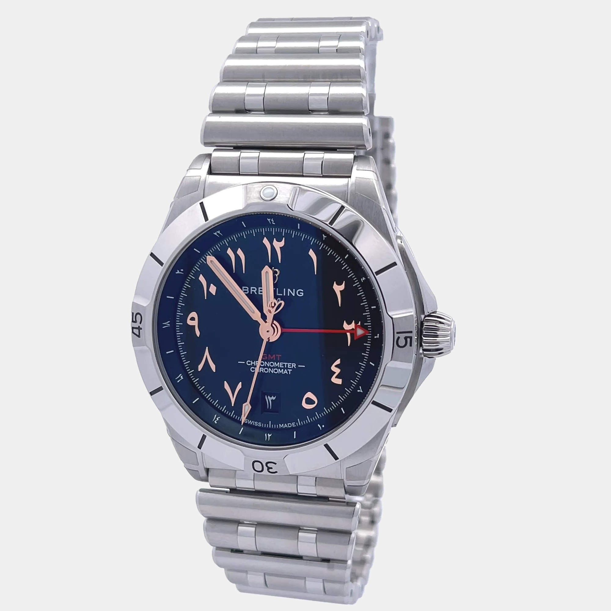 Pre Owned Breitling Chronomat A323982B1B1A1 Automatic Stainless Steel Men’s Wristwatch 40 mm