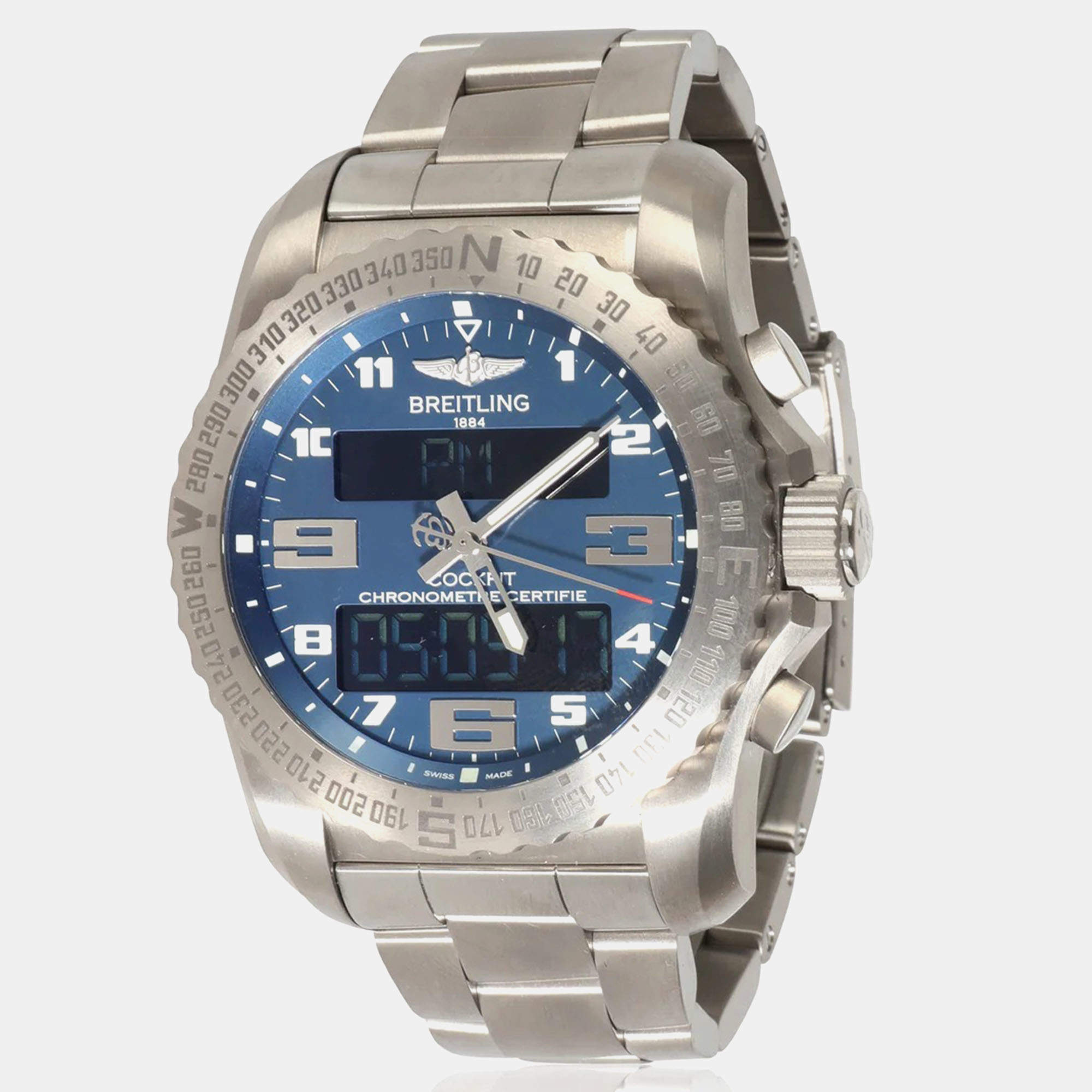 Breitling Titanium Cockpit Men's Watch 47 mm