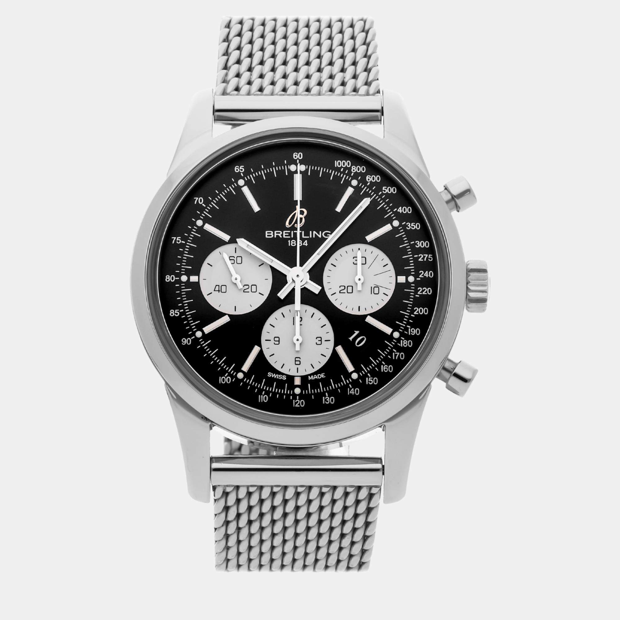 Breitling Transocean Chronograph Limited Edition AB015112/BA59  Men's Wristwatch 43MM