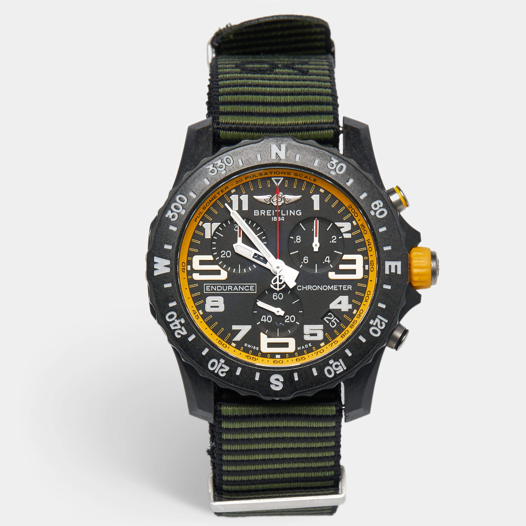 Breitling Black Ultralight Polymer Rubber Endurance Pro X82310A41B1S1 Men's Wristwatch 44 mm
