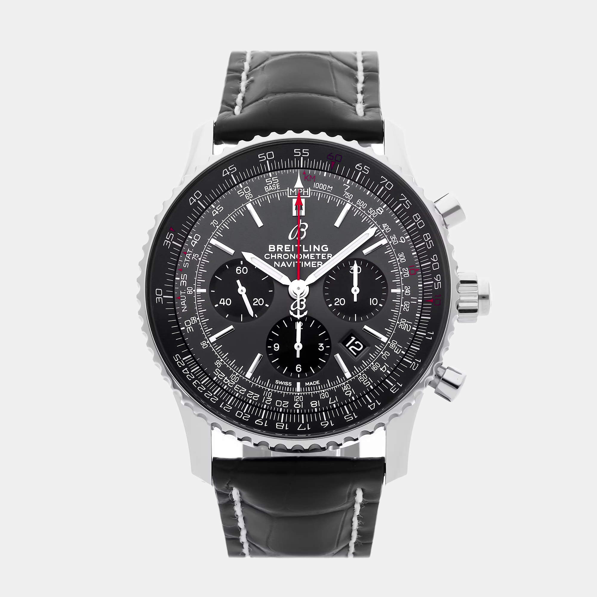 Pre-Owned Breitling Navitimer Rattrapante AB03102A1F1P1