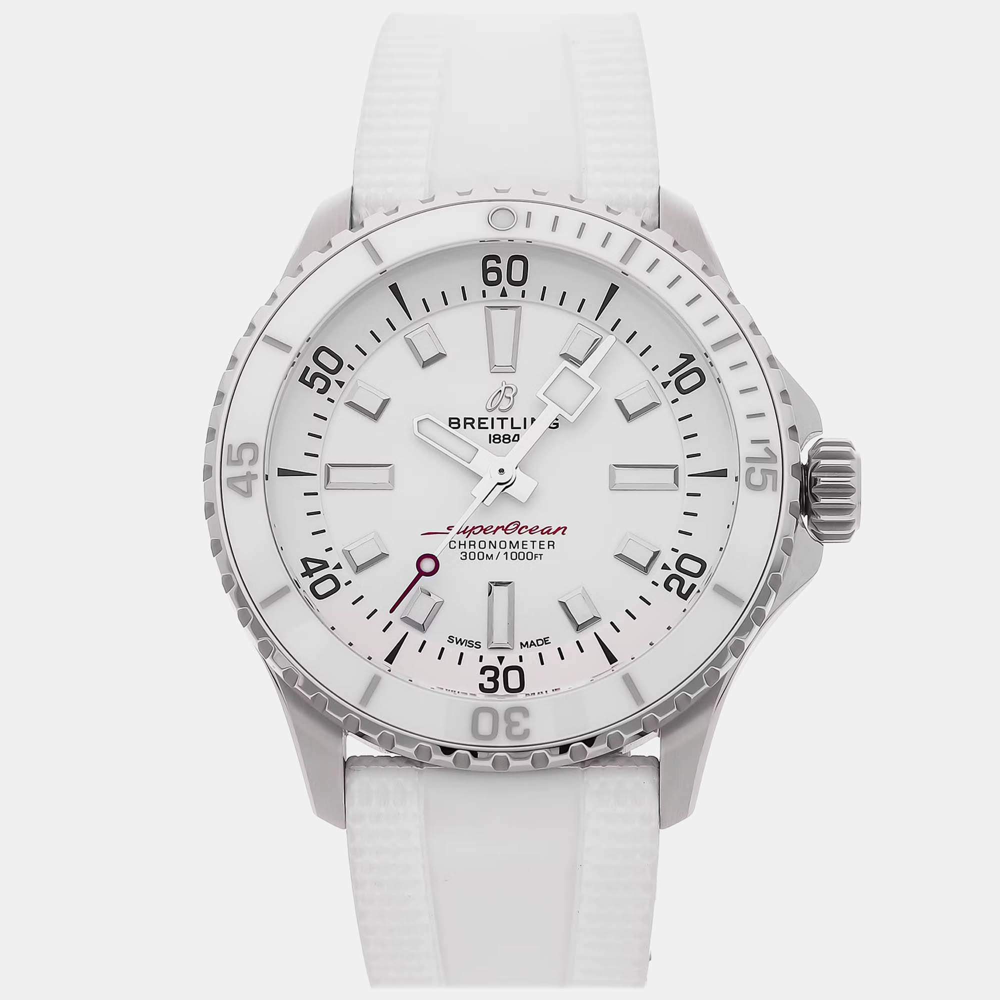 Pre Owned Pre-Owned Breitling SuperOcean A17375A71A1S1 Automatic Men's Watch 42 mm