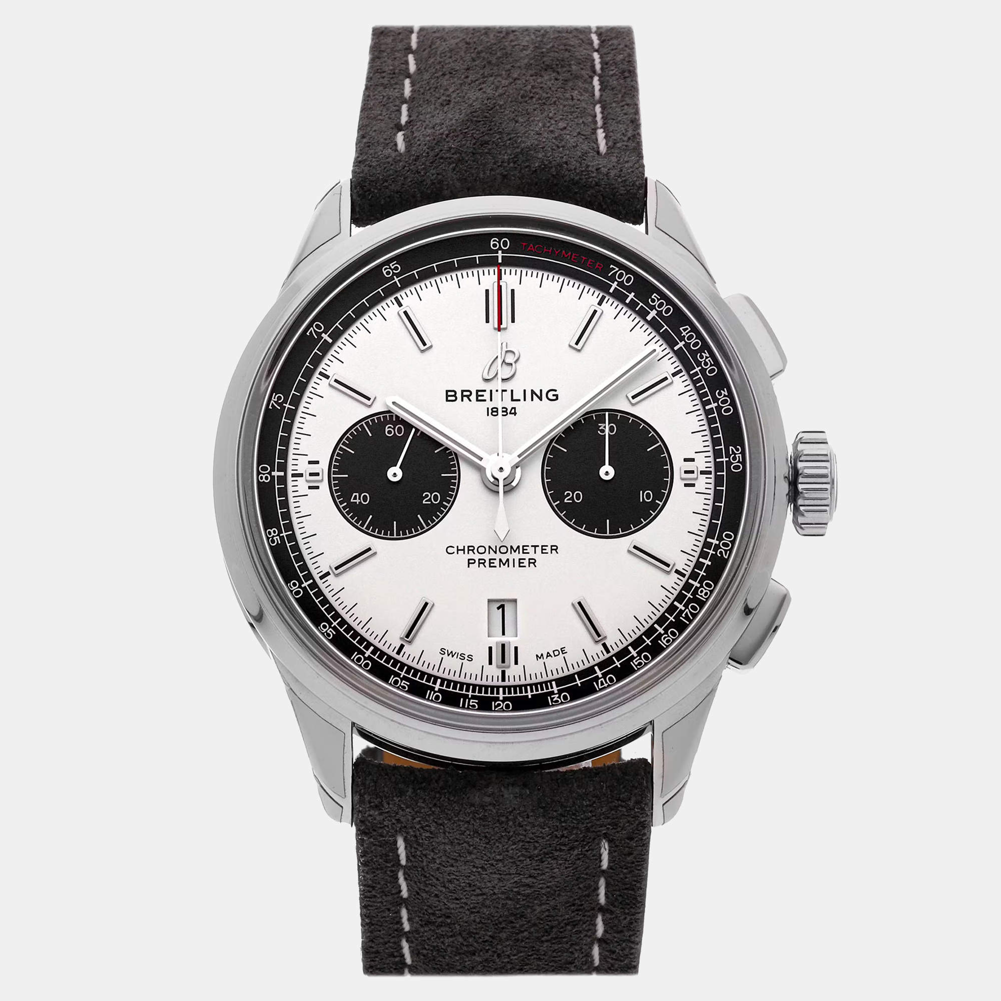 Pre Owned Pre-Owned Breitling Premier B01 Chronograph AB0118221G1X1 Automatic  Men's Watch 42 mm