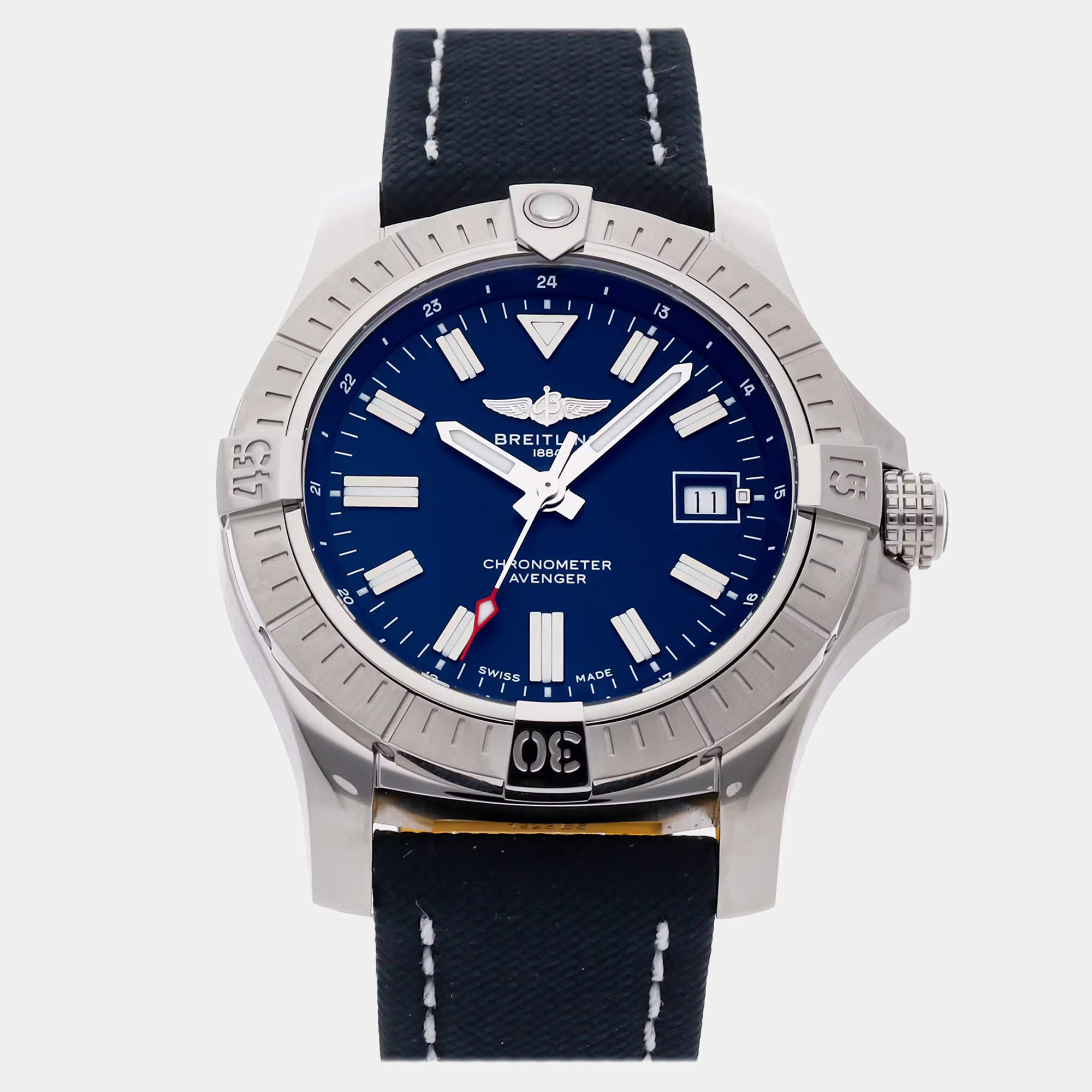 Pre Owned Pre-Owned Breitling Avenger A17318101C1X1 Automatic Men's Watch 43 mm