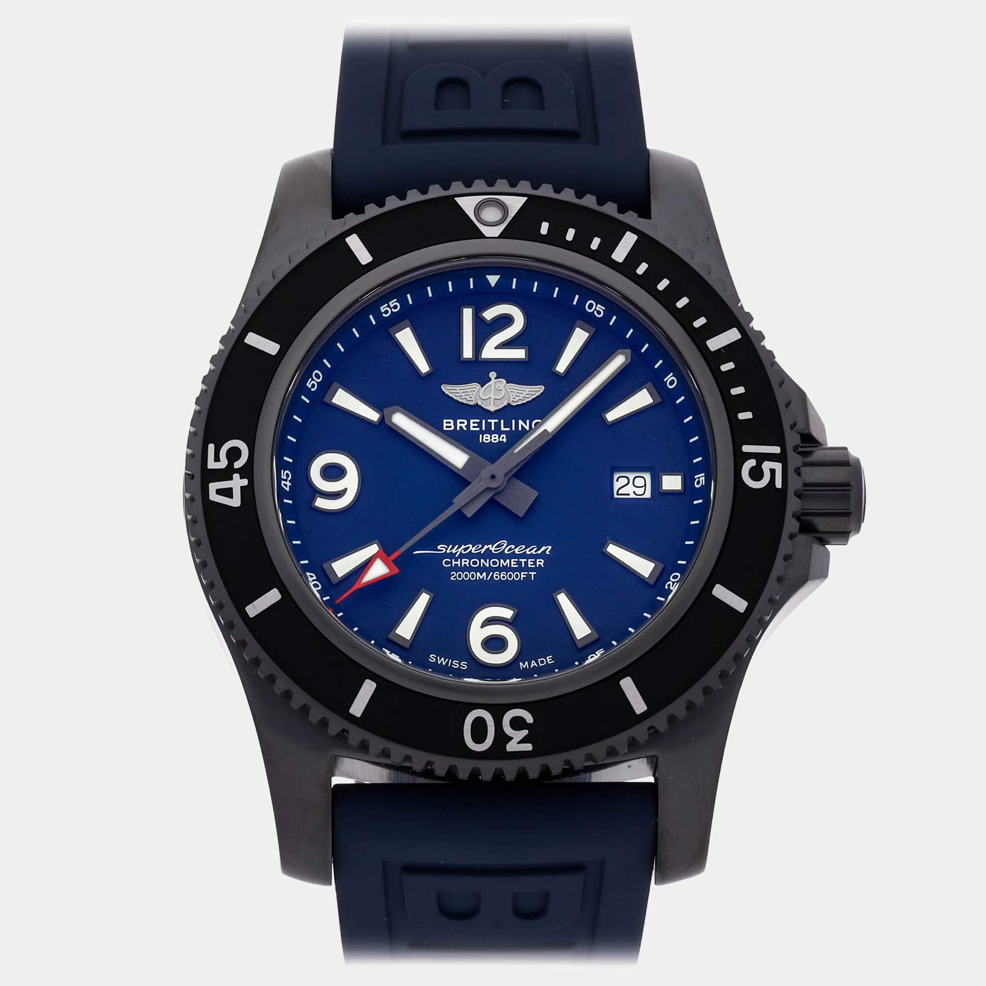 Pre Owned Pre-Owned Breitling Superocean M17368D71C1S2 Automatic   Men's Watch 46 mm