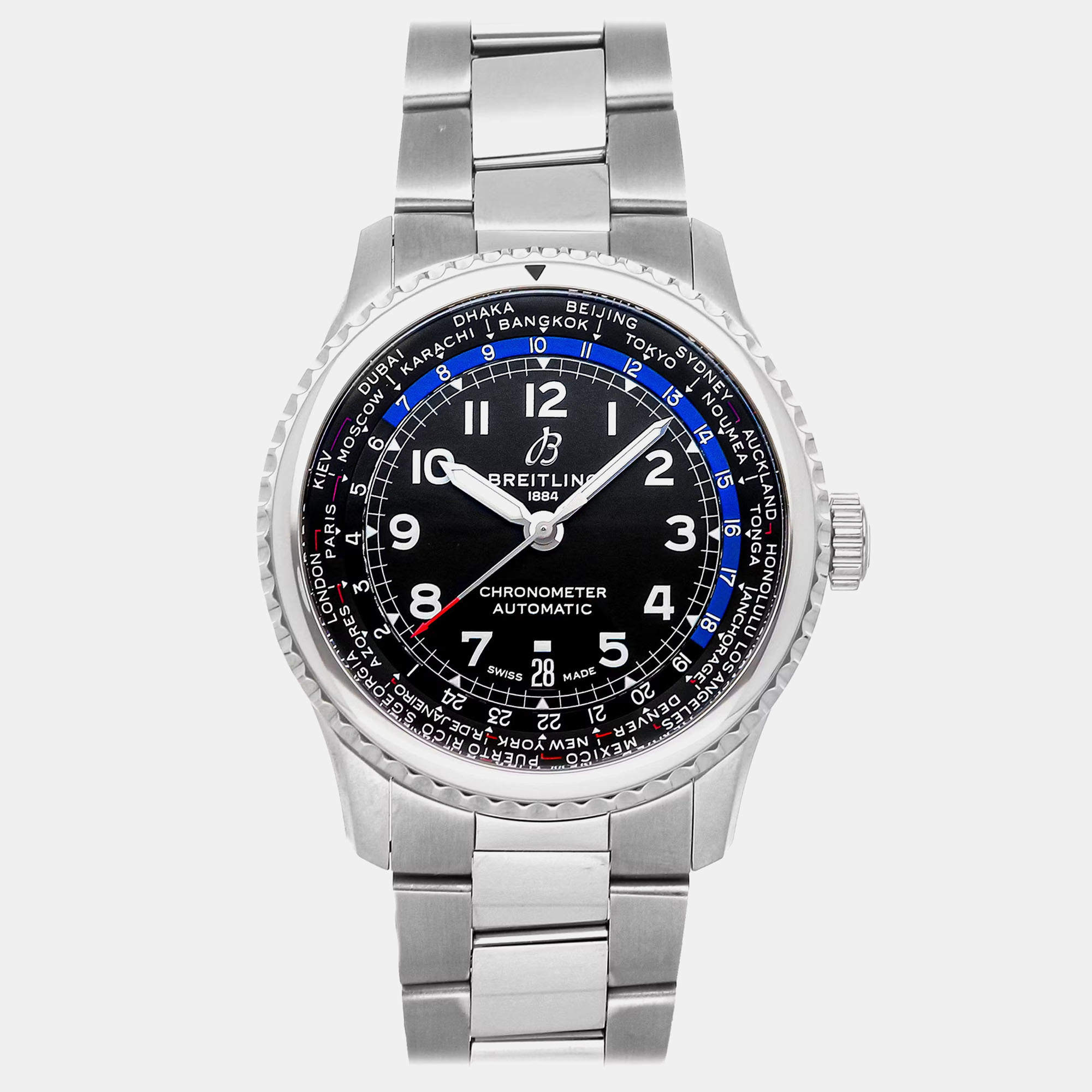 Pre Owned Pre-Owned Breitling Aviator 8 B35 Unitime AB3521U41B1A1
