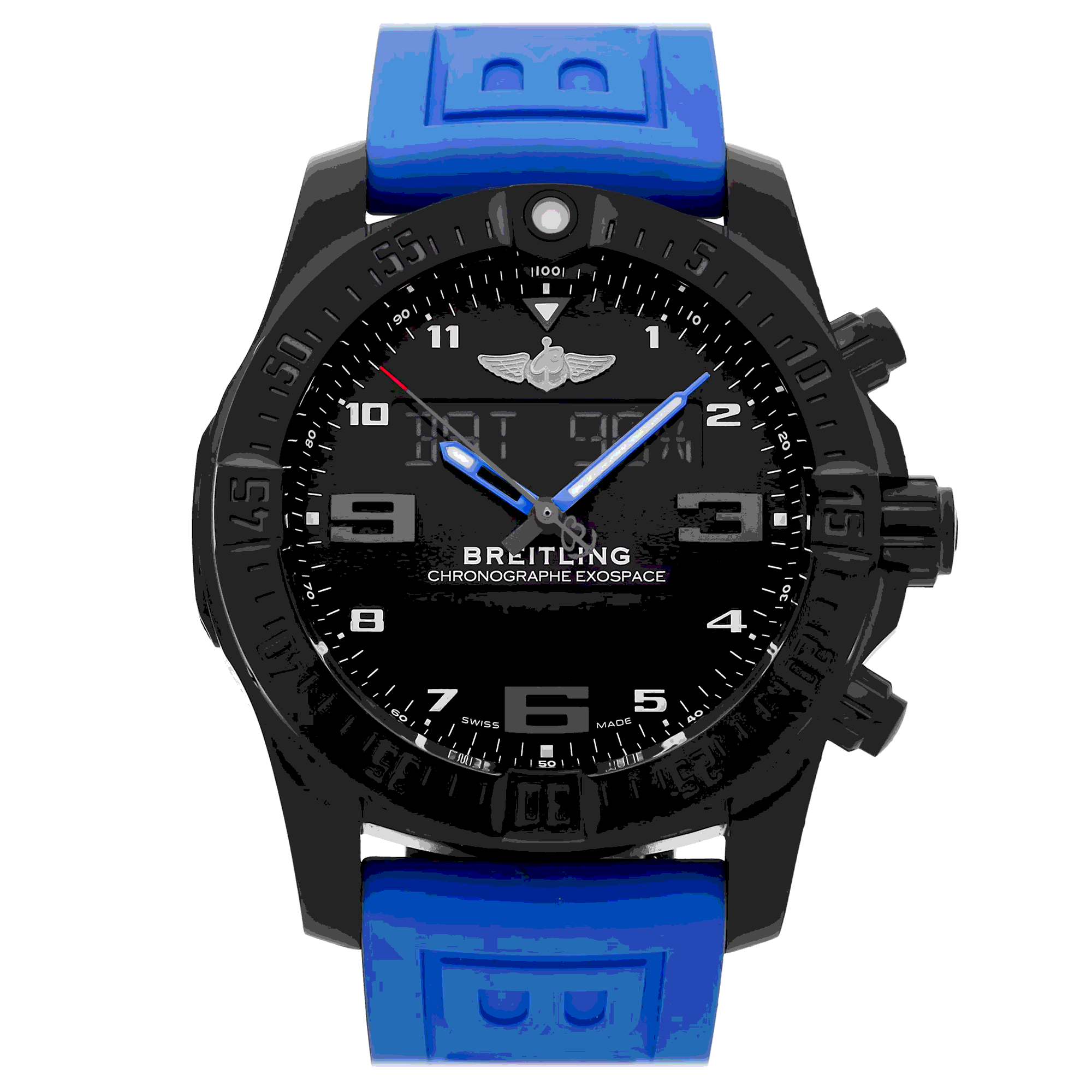 Pre Owned Pre-Owned Breitling Exospace B55 VB5510H21B1S1 Quartz  Men's Watch 46 mm