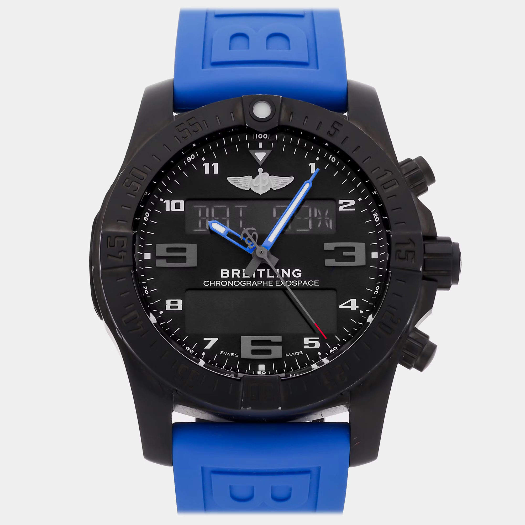 Pre Owned Pre-Owned Breitling Exospace B55 VB5510H2/BE45 Black Quartz Titanium Men's Wristwatch 46 mm