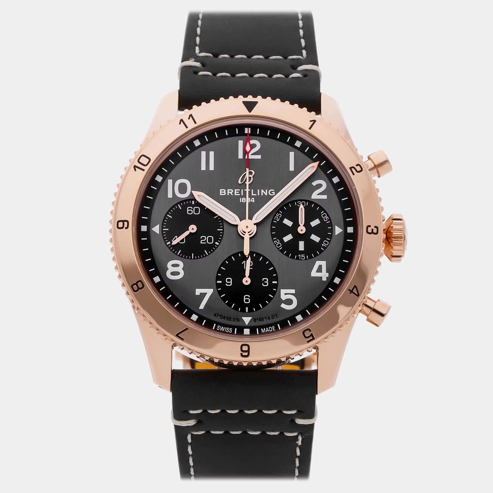 Pre Owned Pre-Owned Breitling Classic Avi Chronograph P-51 Mustang R233801A1B1X1