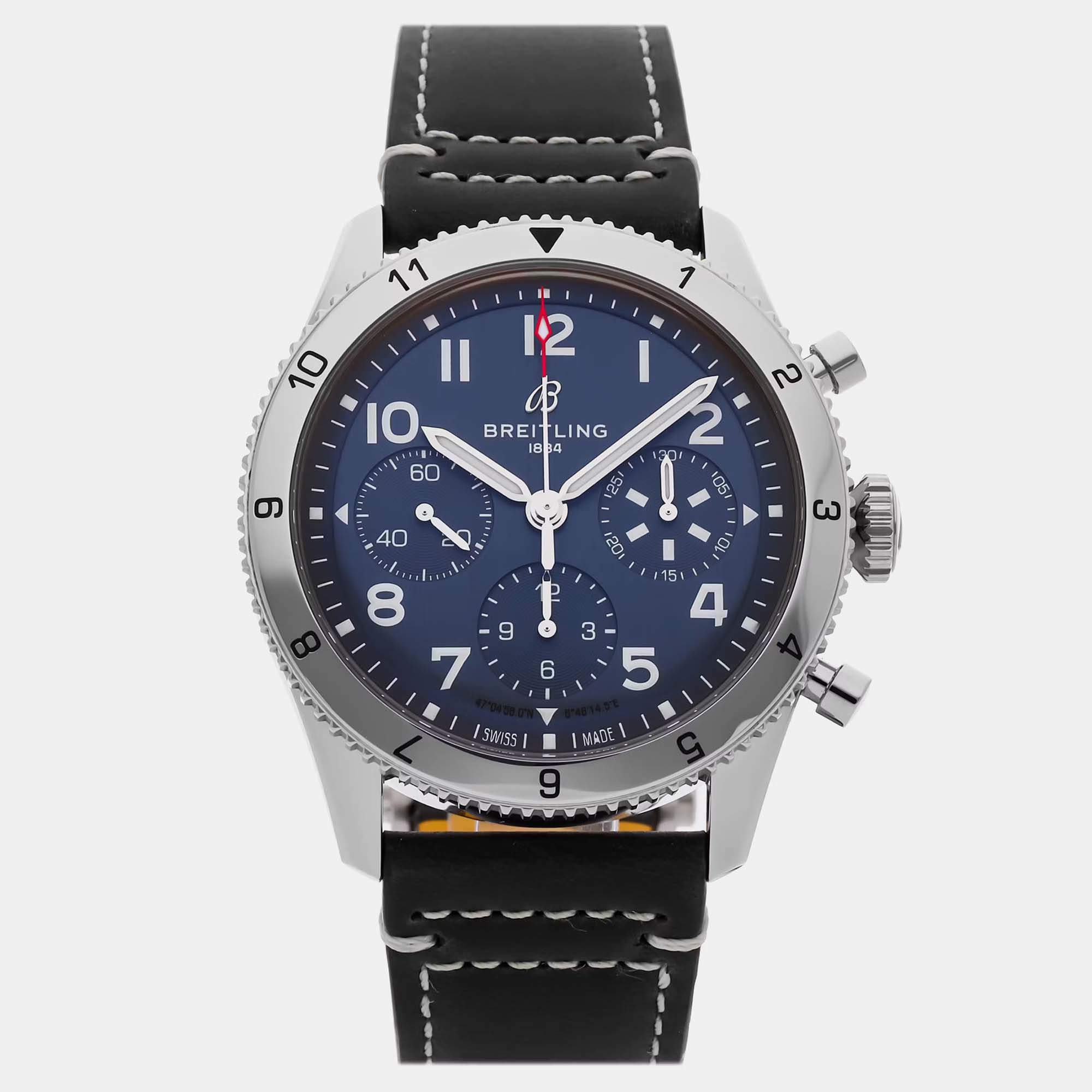 Pre Owned Pre-Owned Breitling Classic Avi Chronograph F4U Corsair A233801A1C1X1