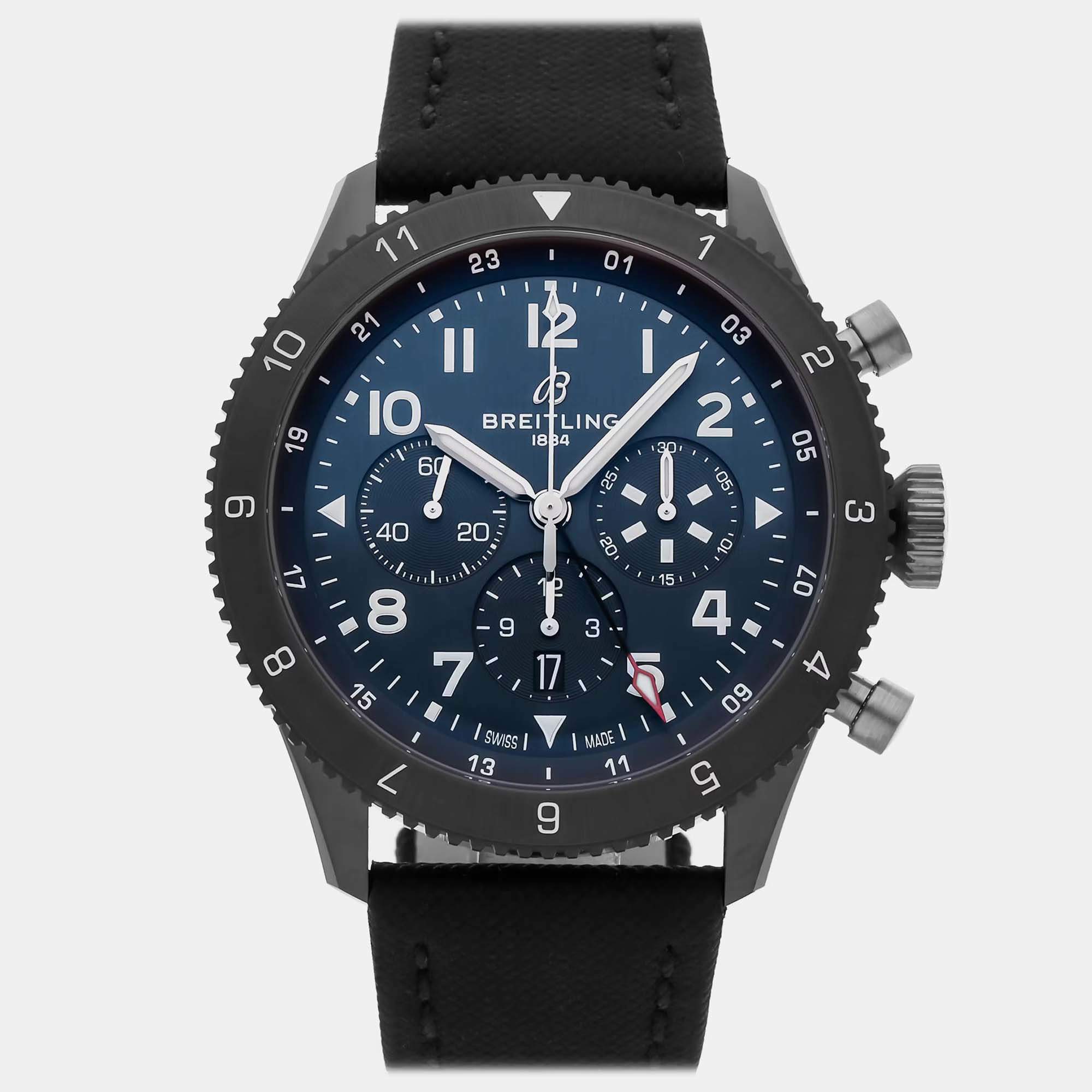 Pre Owned Pre-Owned Breitling Classic Avi B04 Chronograph GMT Tribute SB04452A1C1X1