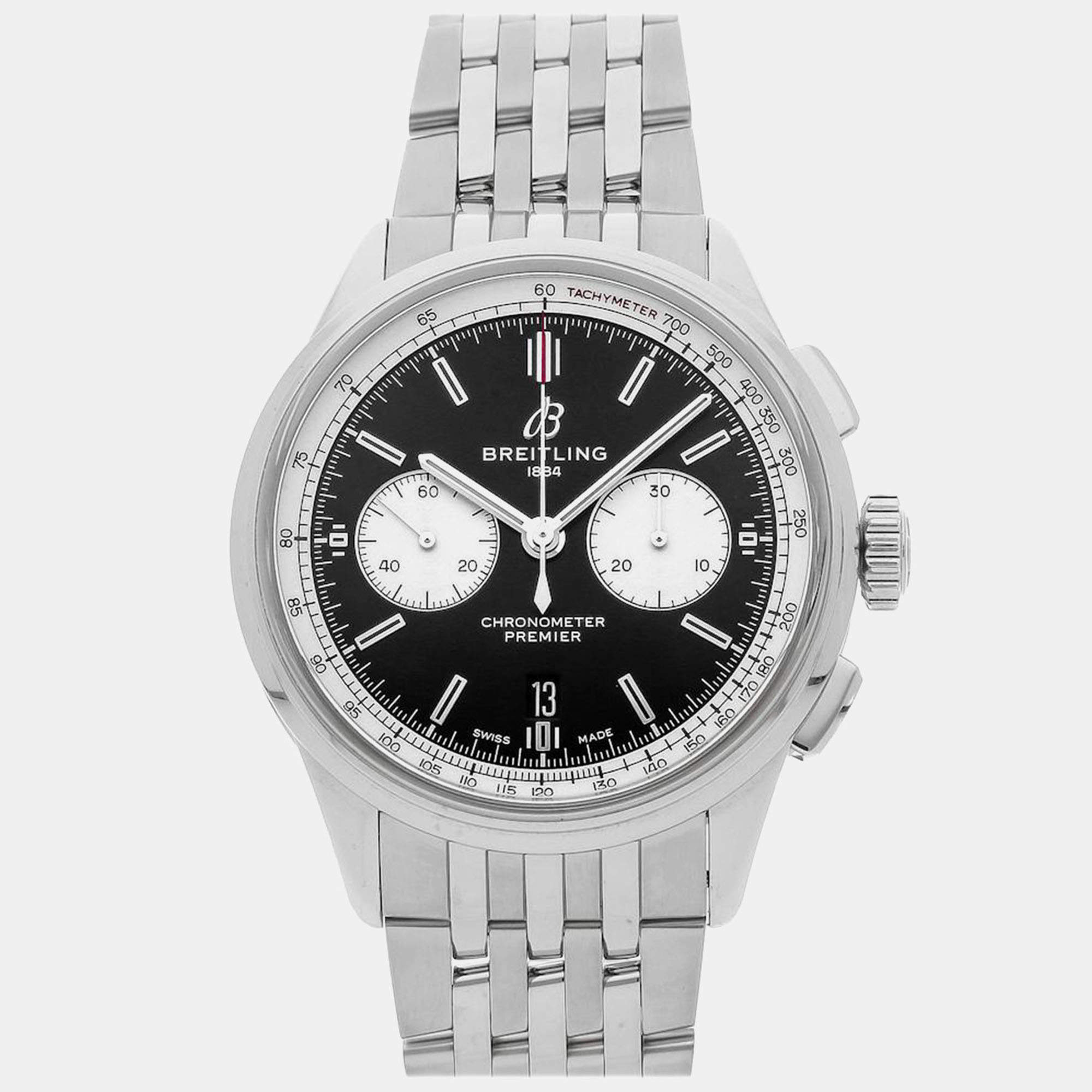مملوكة مسبقًا Pre-Owned Breitling Premier B01 Chronograph AB0118371B1A1 42 mm