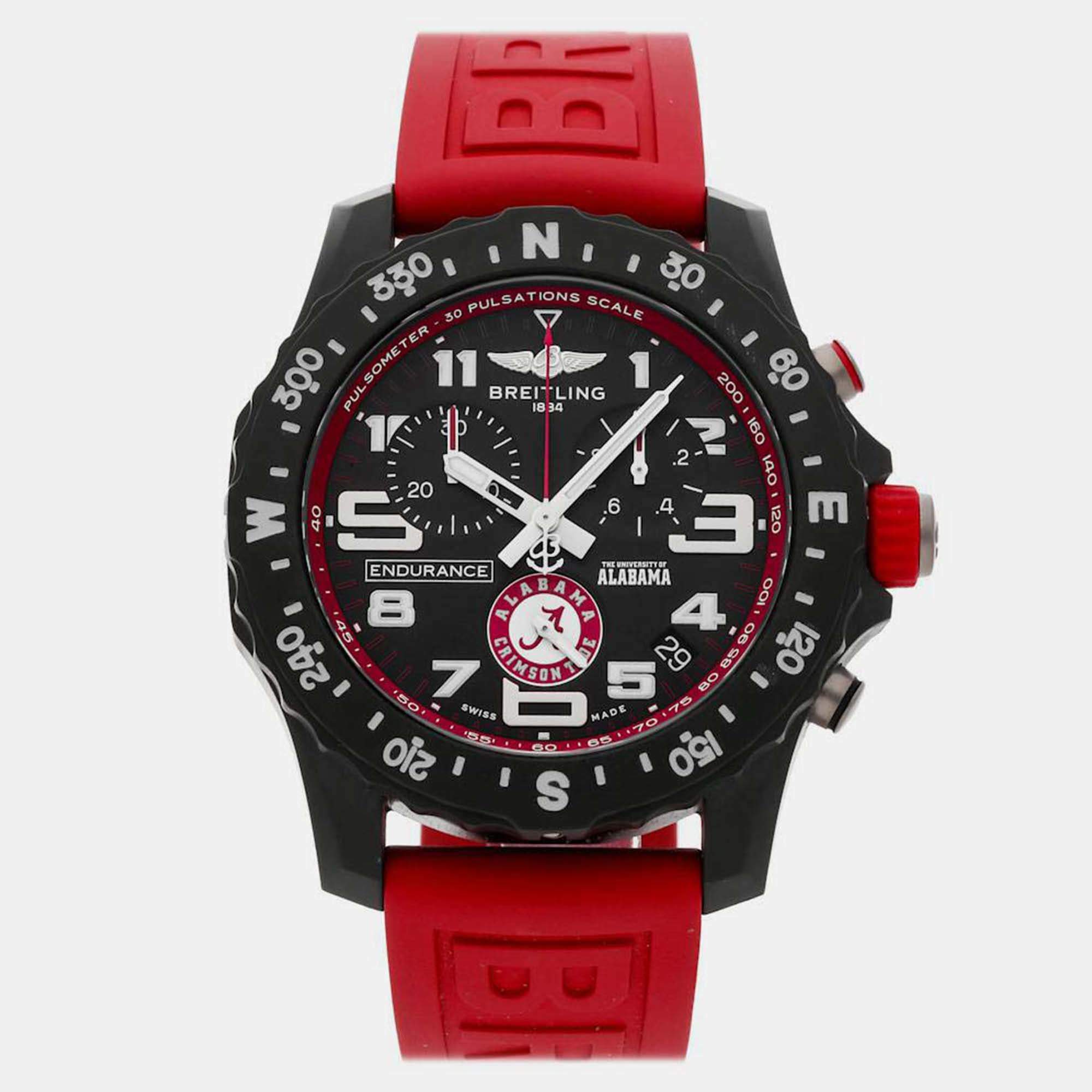 مملوكة مسبقًا ساعة بريتلينغ إندورانس برو جامعة ألاباما X823102C1B1S1 مملوكة مسبقاً