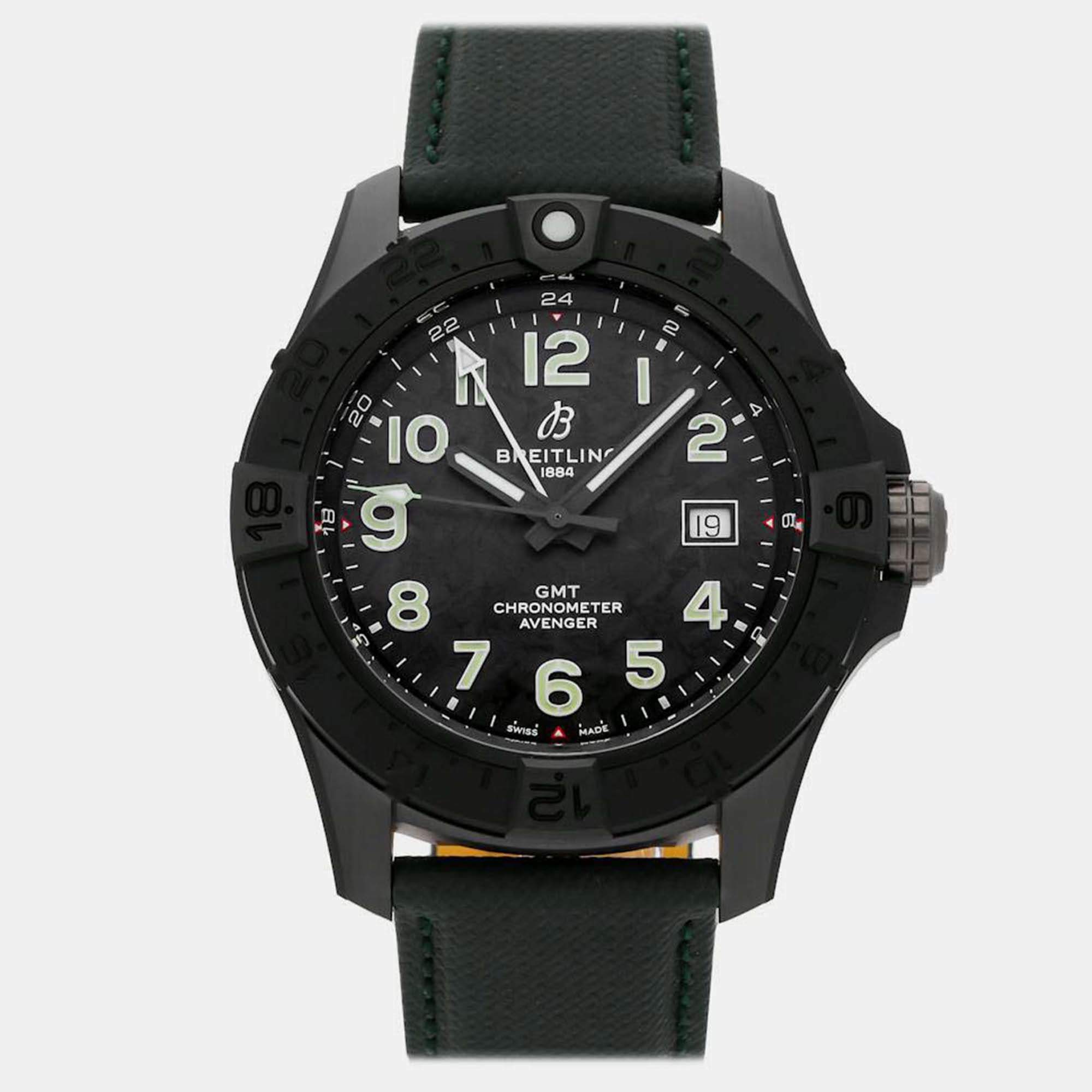Pre Owned ساعة يد بريتلينج أفينجر جي إم تي نايت ميشن مستعملة S32320101B1X1