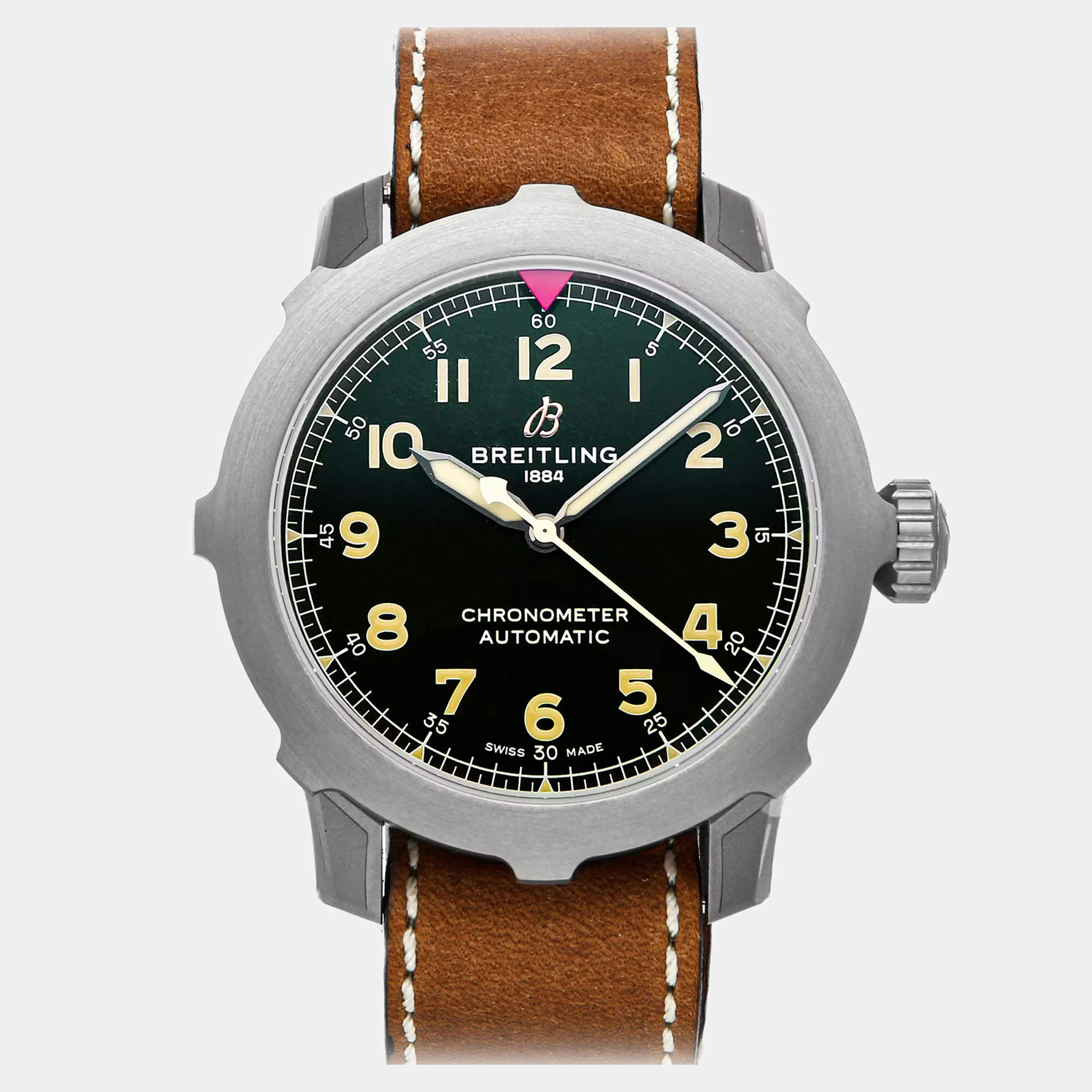 مملوكة مسبقًا Pre-Owned Breitling Aviator Super 8 B20 EB2040101L1X1