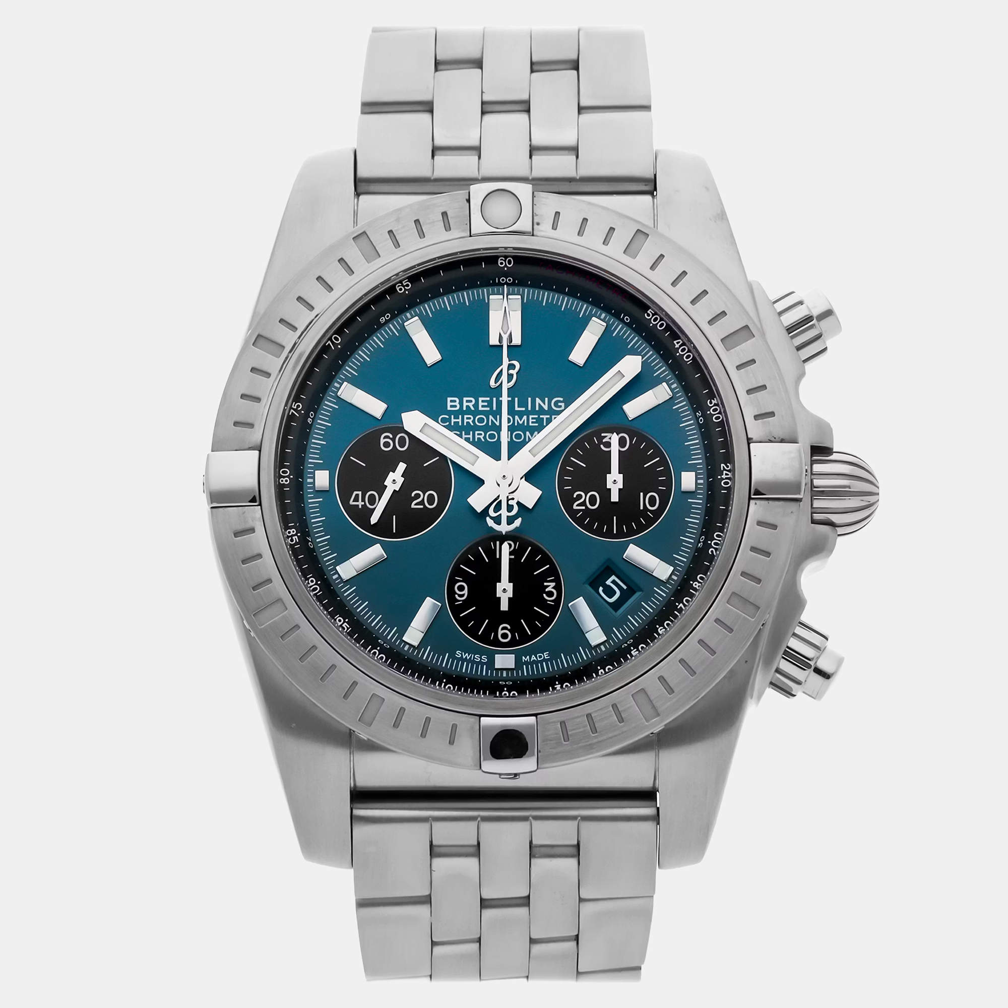 مملوكة مسبقًا Pre-Owned Breitling Chronomat B01 Chronograph AB0115101C1A1 Automatic 44 mm