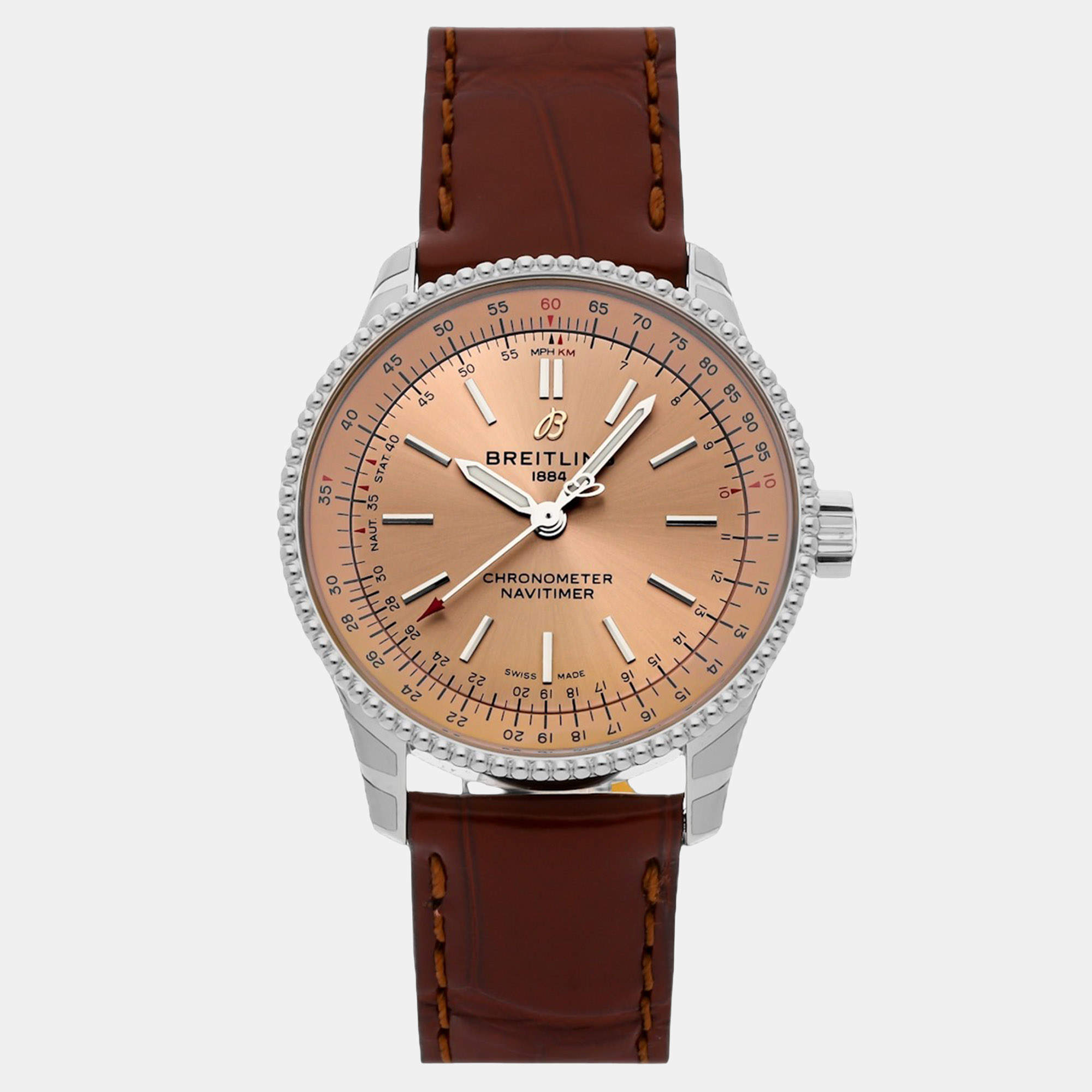 مملوكة مسبقًا Pre-Owned Breitling Navitimer A17395201K1P1