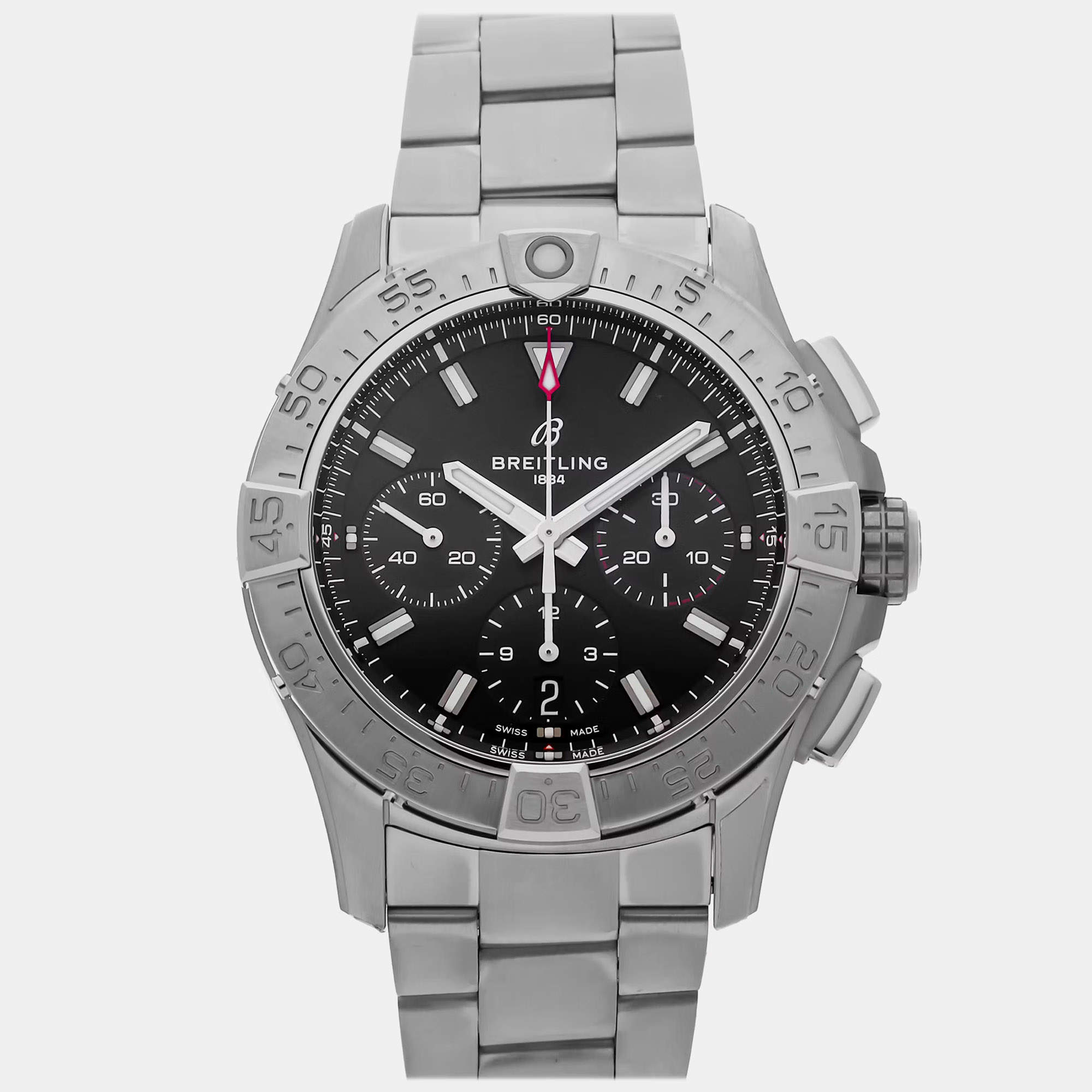 مملوكة مسبقًا Pre-Owned Breitling Avenger B01 Chronograph AB0146101B1A1