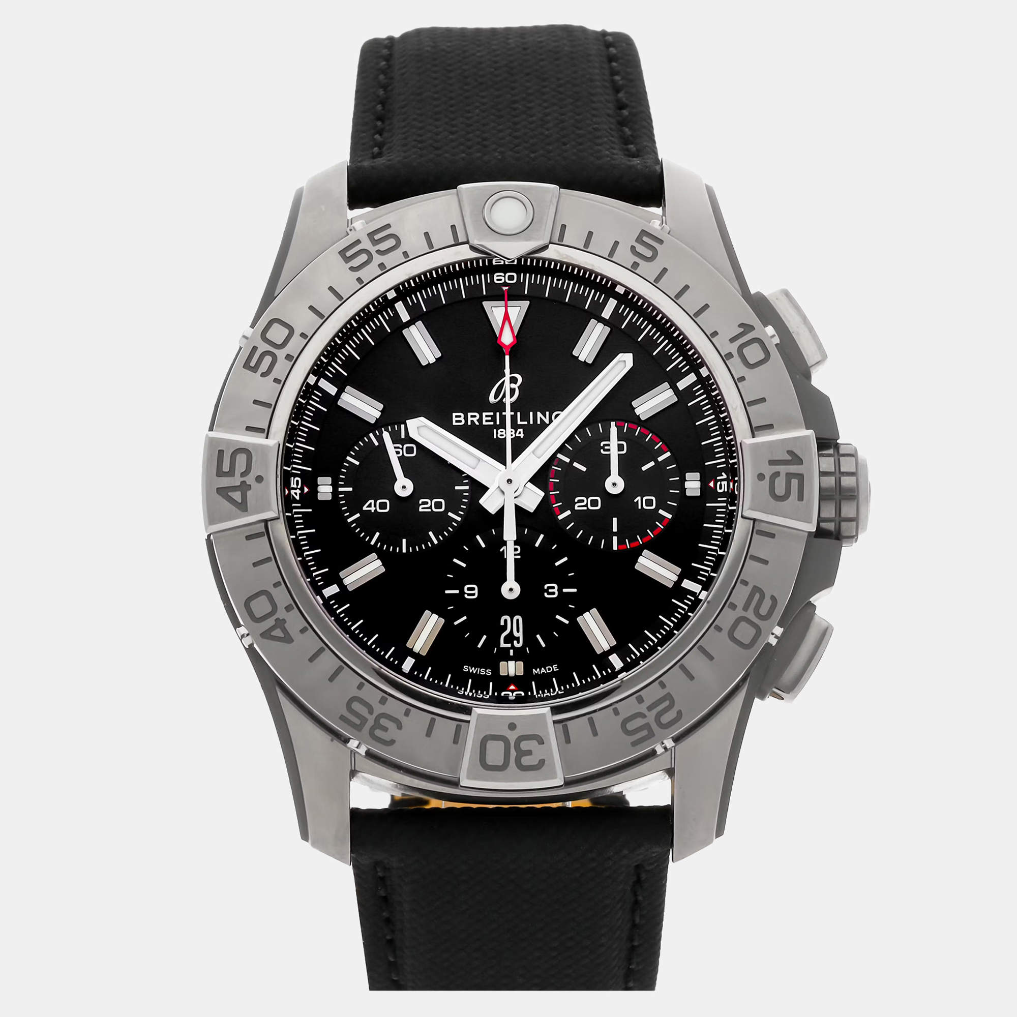 مملوكة مسبقًا Pre-Owned Breitling Super Avenger B01 Chronograph EB0148101B1X1