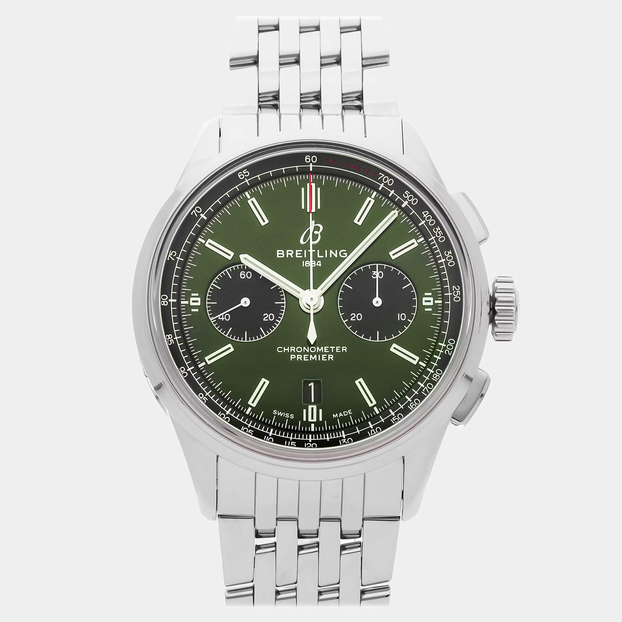 Pre Owned Pre-Owned Breitling Premier B01 Chronograph Bentley AB0118A11L1A1 Automatic 42 mm