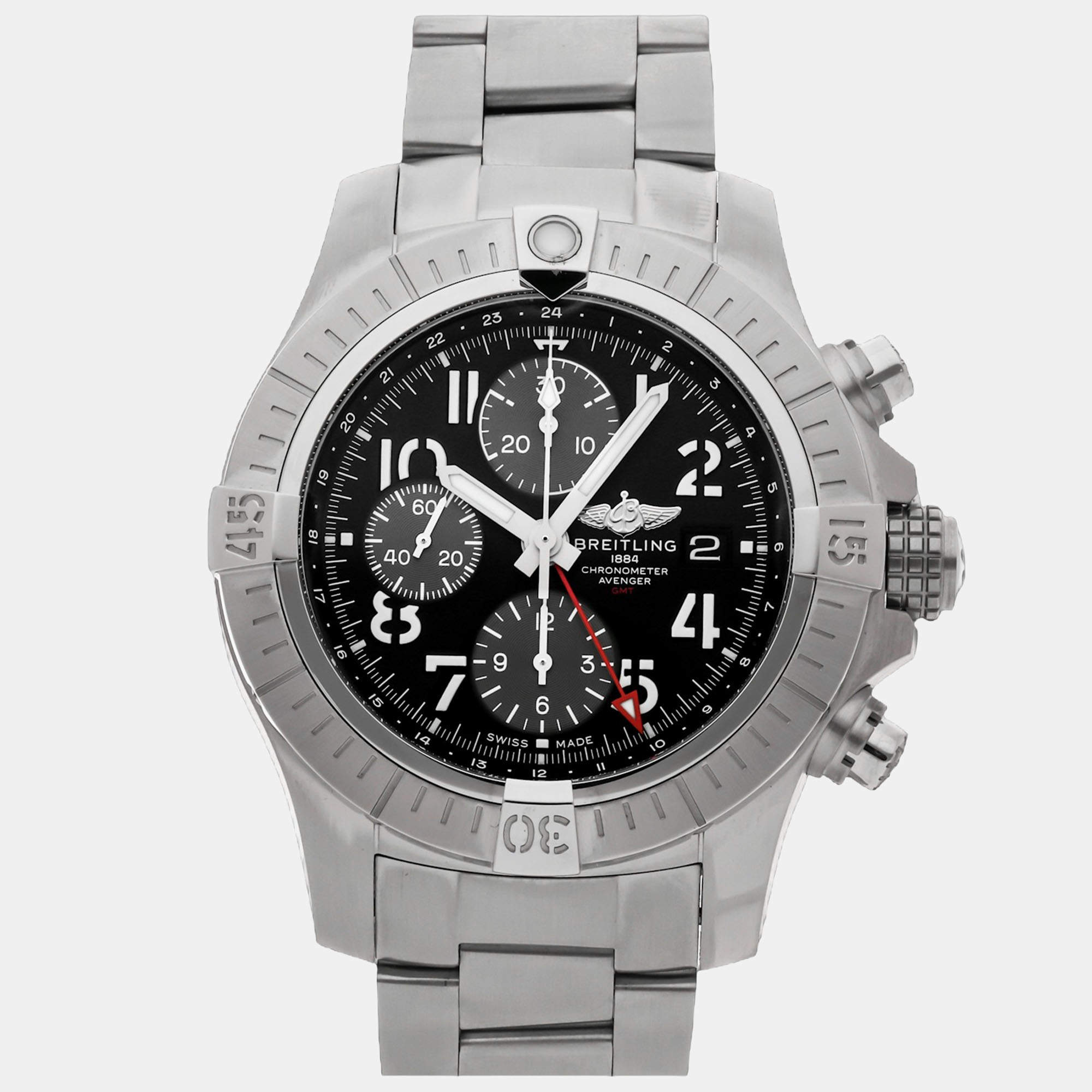Pre Owned Pre-Owned Breitling Avenger Chronograph GMT A24315101B1A1