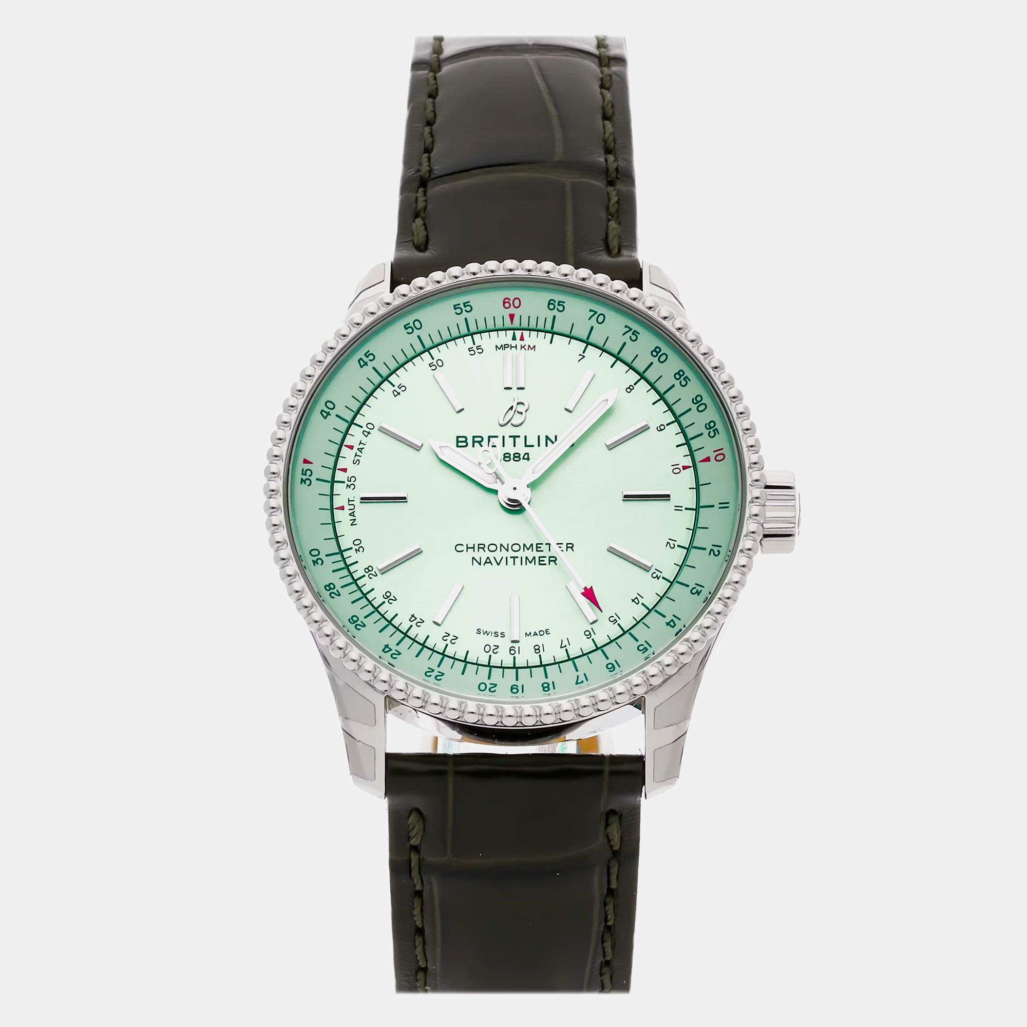 Pre Owned ساعة بريتلينغ نافيتايمر A17395361L1P2 مملوكة مسبقًا