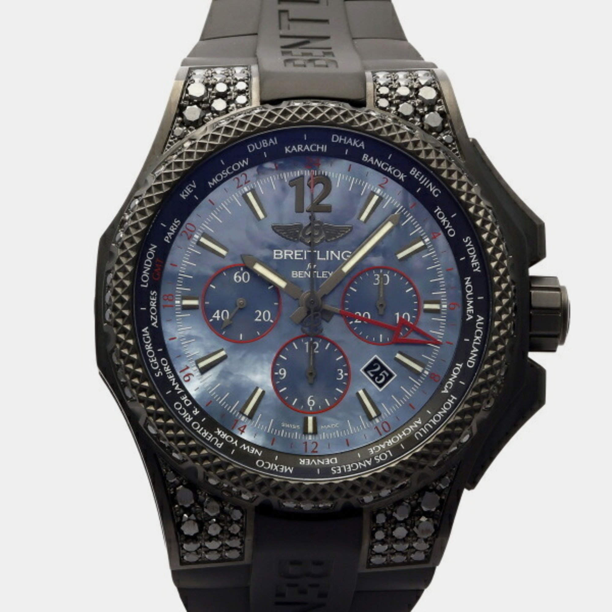 Breitling Black Titanium Bentley VB0432AU/BE25 Automatic Men's Wristwatch 49 mm