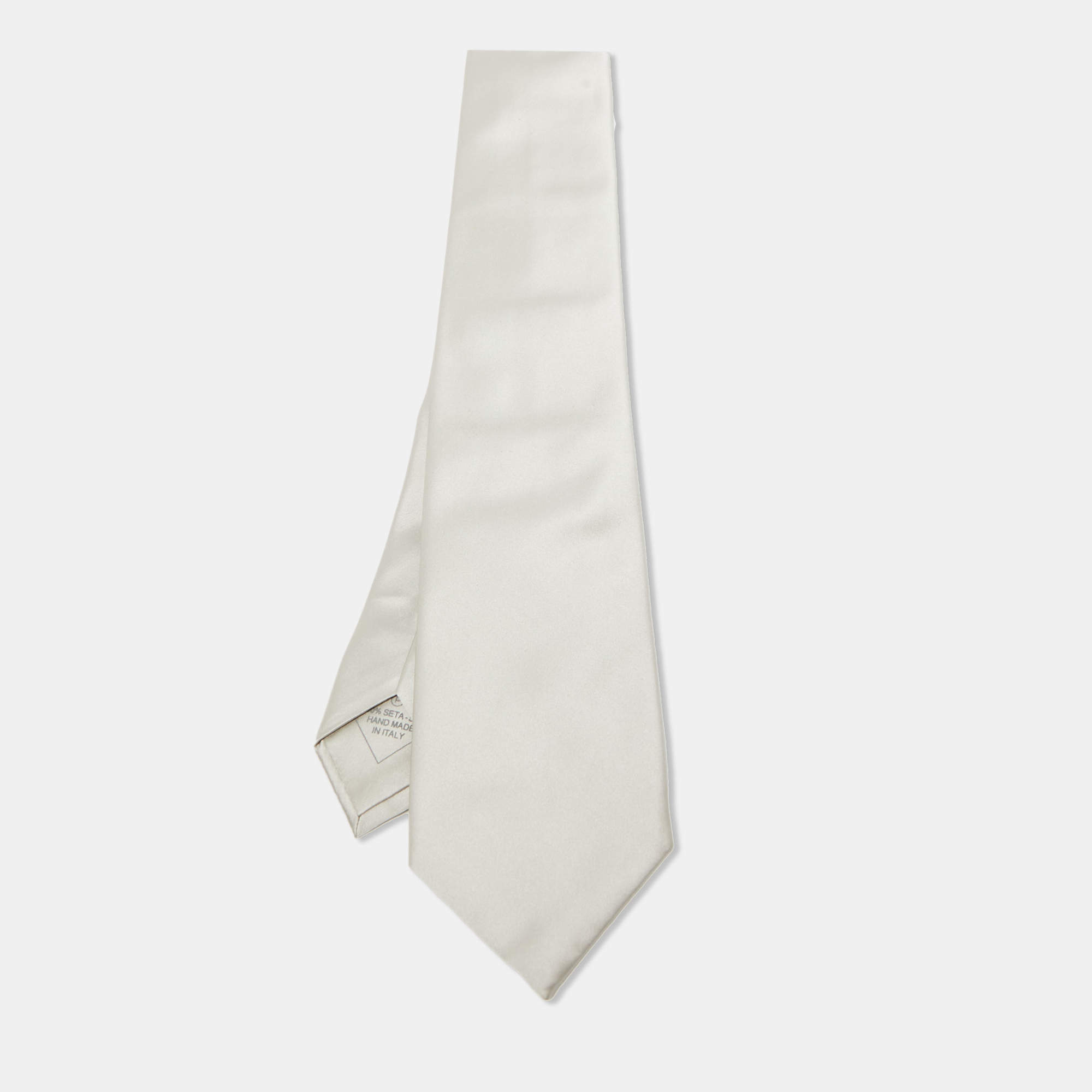 Brioni Grey Silk Classic Tie