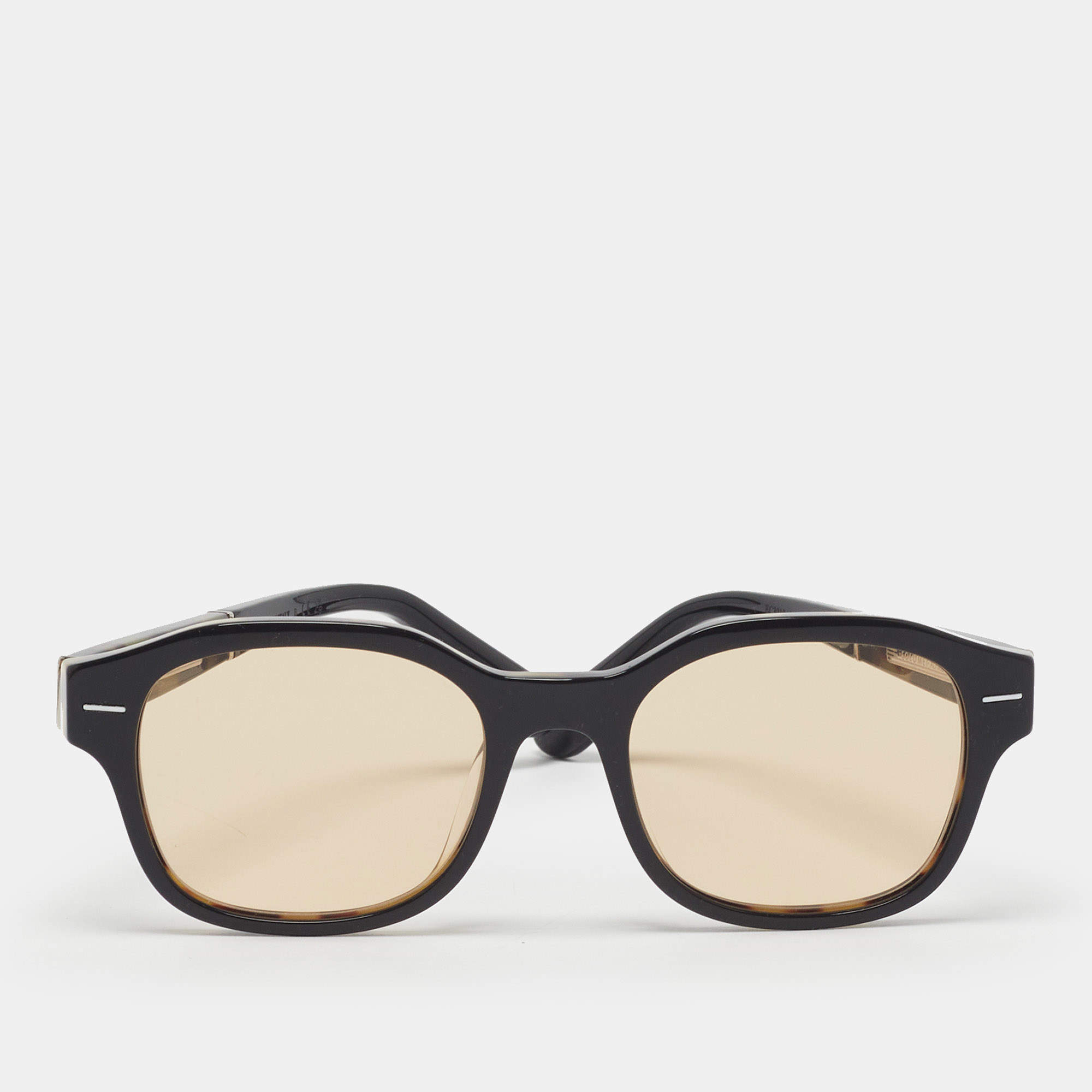 مملوكة مسبقًا Brunello Cucinelli Yellow/Black BC3010 Pillow Sunglasses