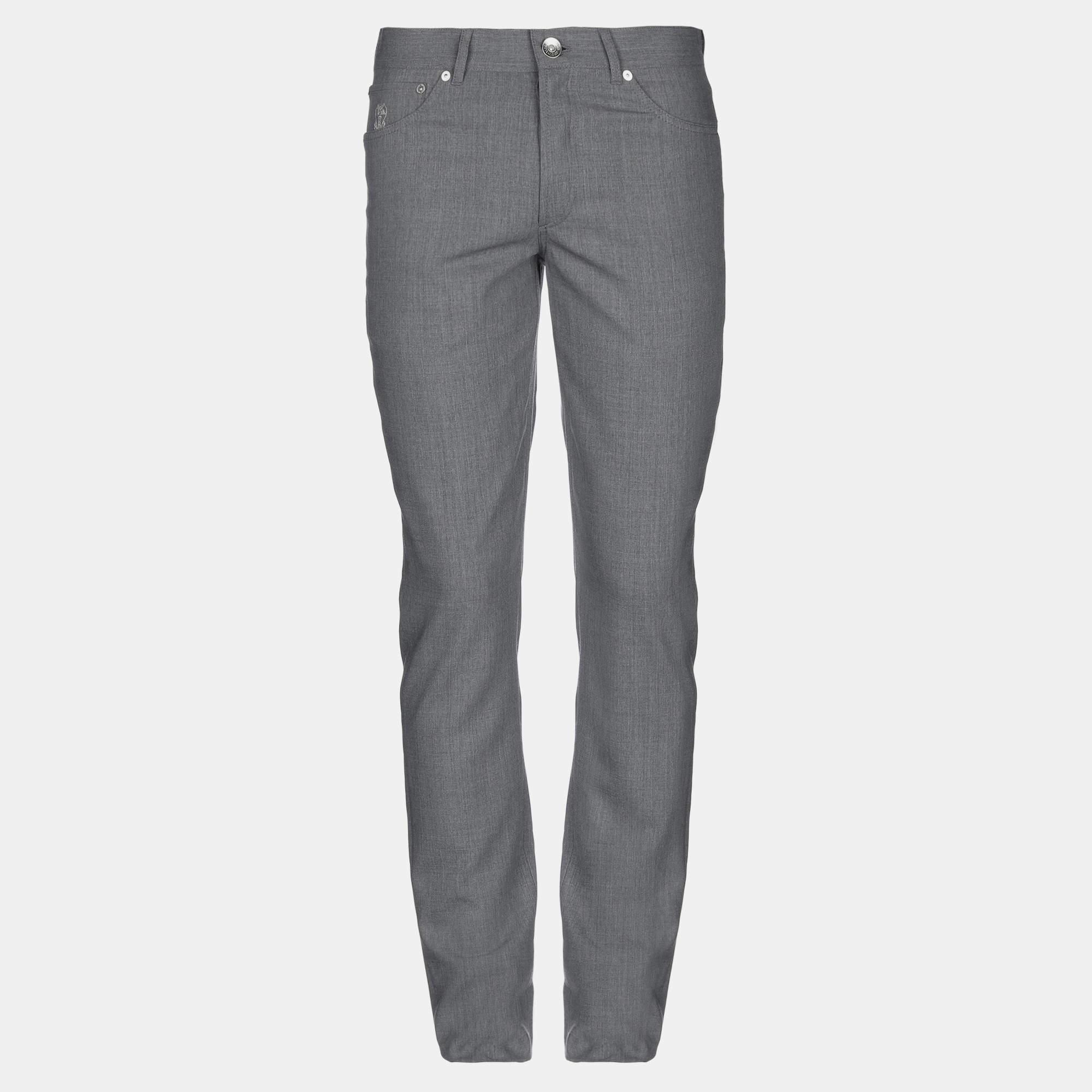 Brunello Cucinelli Virgin Wool Pants 52